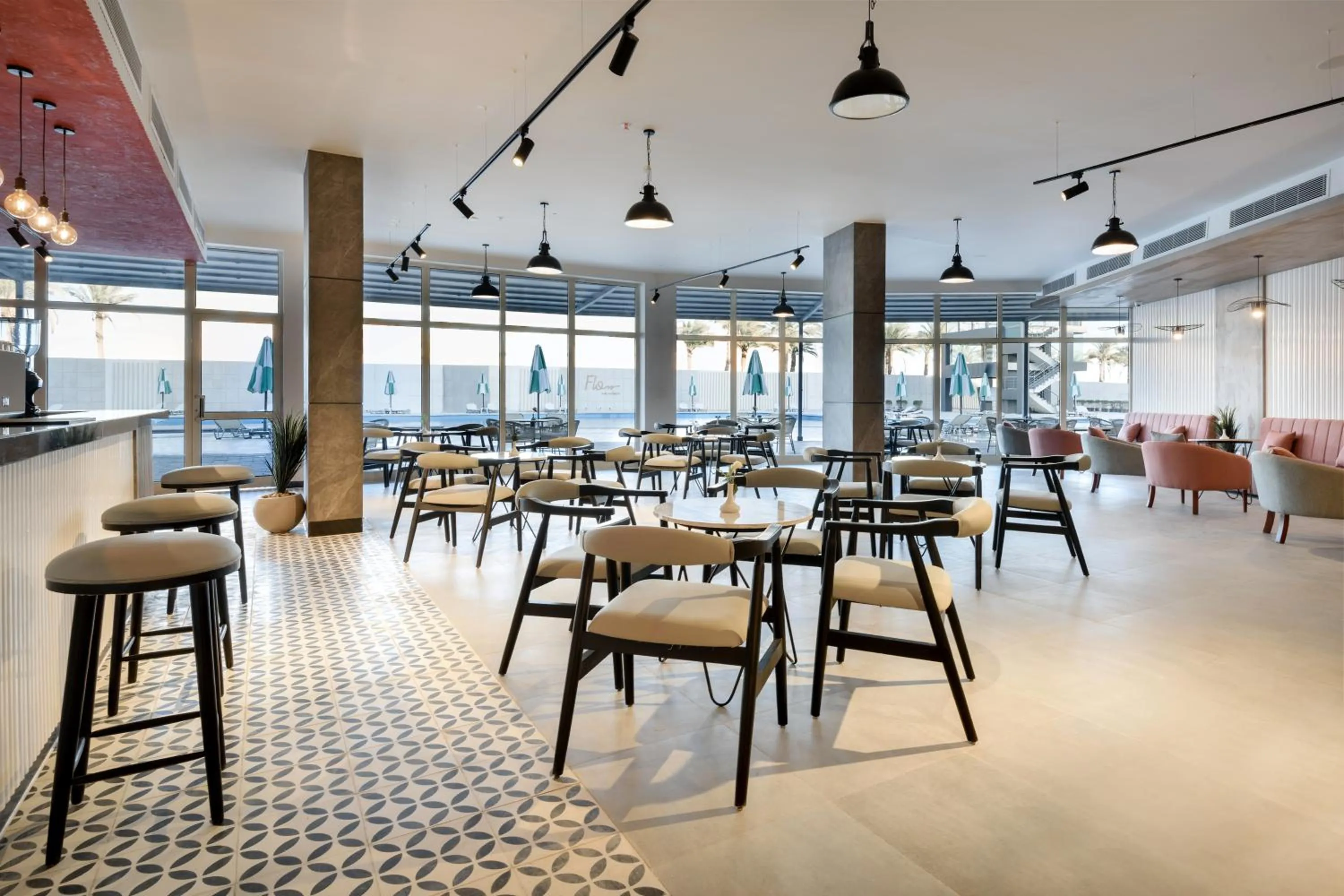 Seating area in Flow Spectrum Resort Sahl Hasheesh