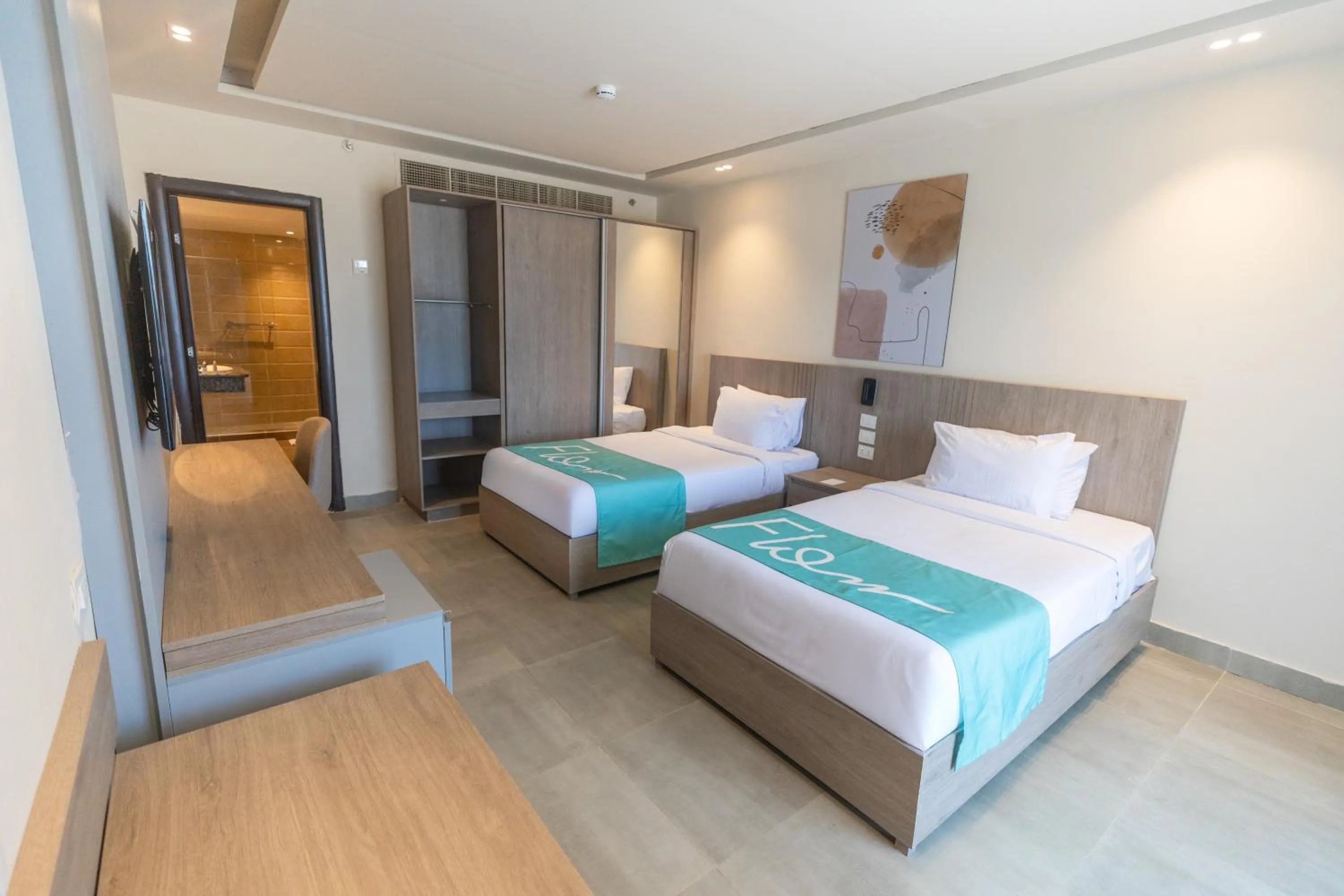 Bedroom, Bed in Flow Spectrum Resort Sahl Hasheesh