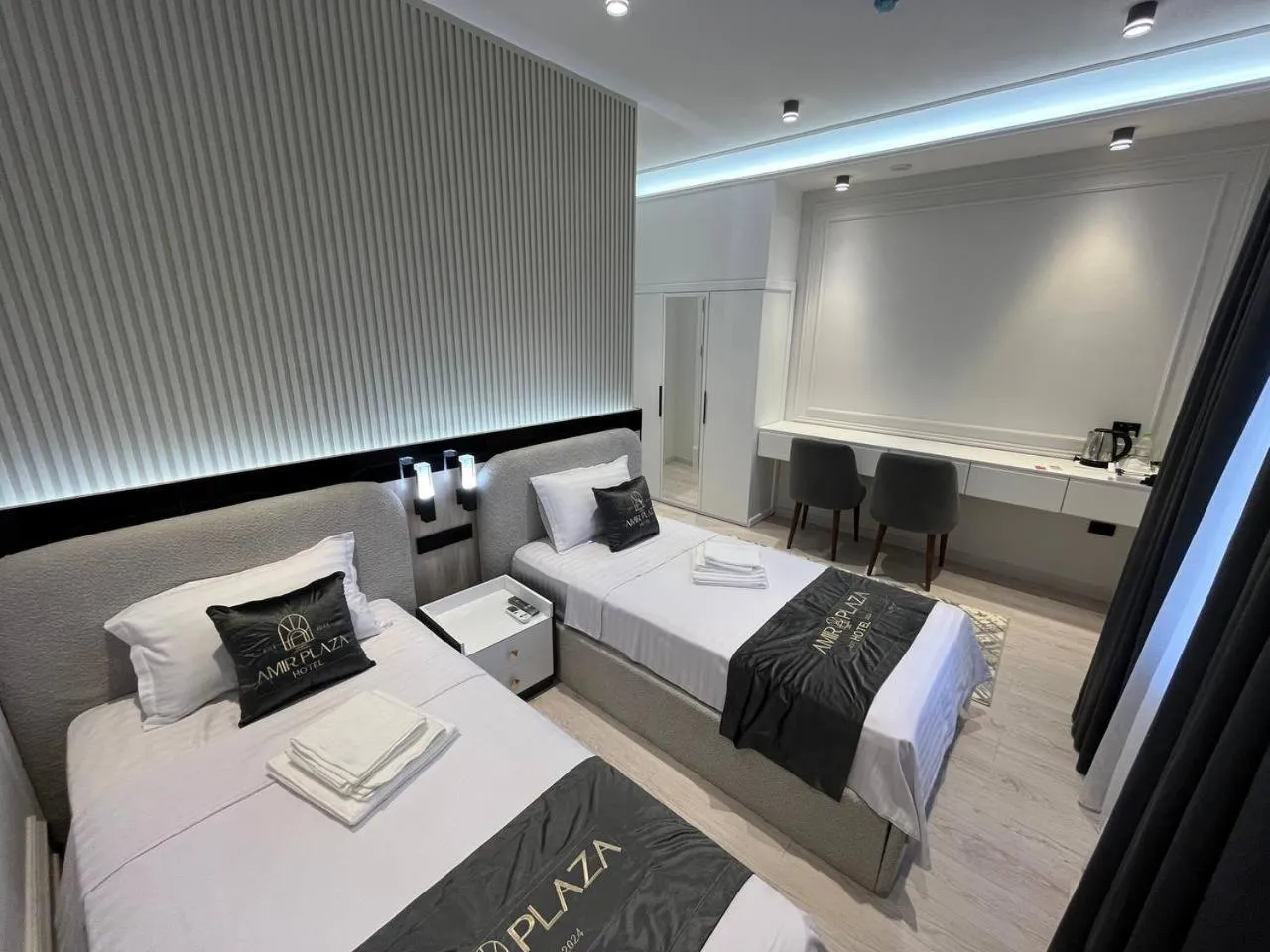 Photo of the whole room, Bed in AMIR PLAZA hotel