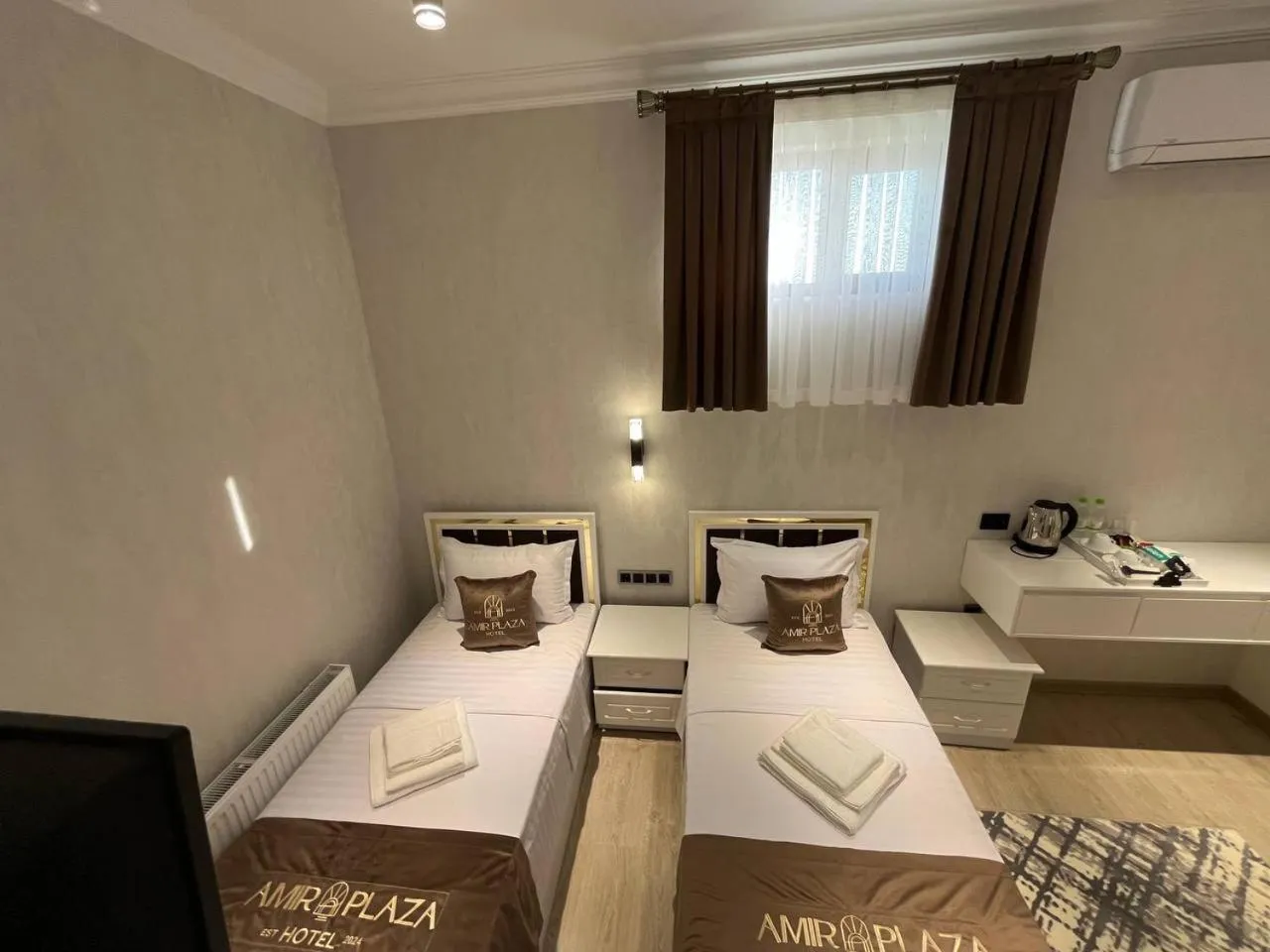 Photo of the whole room, Bed in AMIR PLAZA hotel