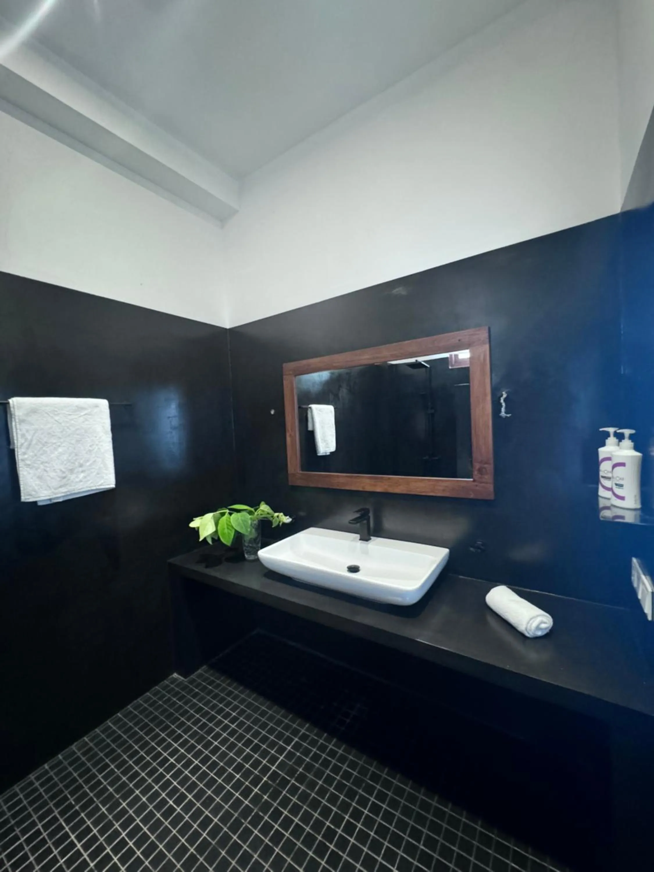 Bathroom in Coconut Palm beach restaurant and rooms