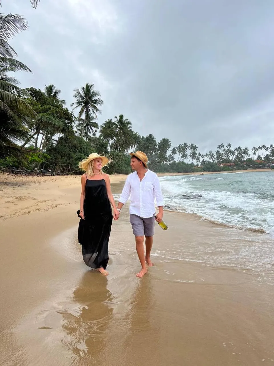 Guests in Coconut Palm beach restaurant and rooms
