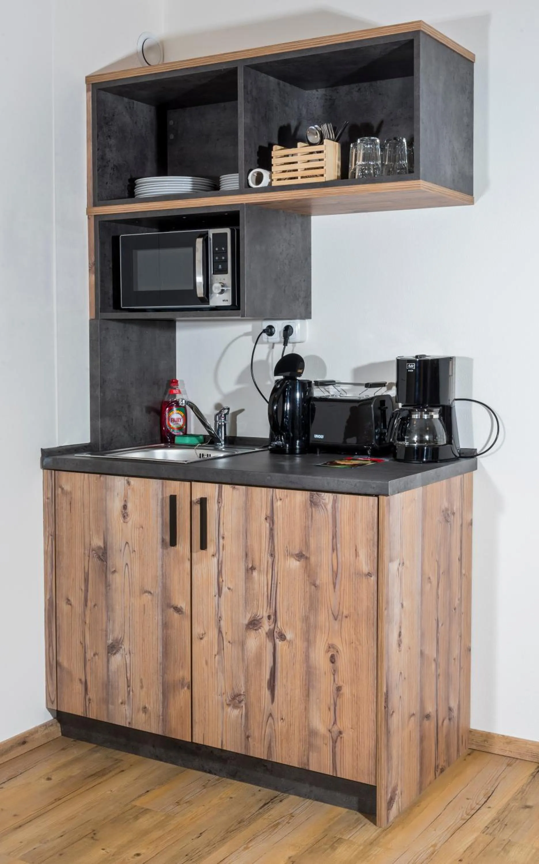 Kitchen or kitchenette in Landhotel Zum Adler