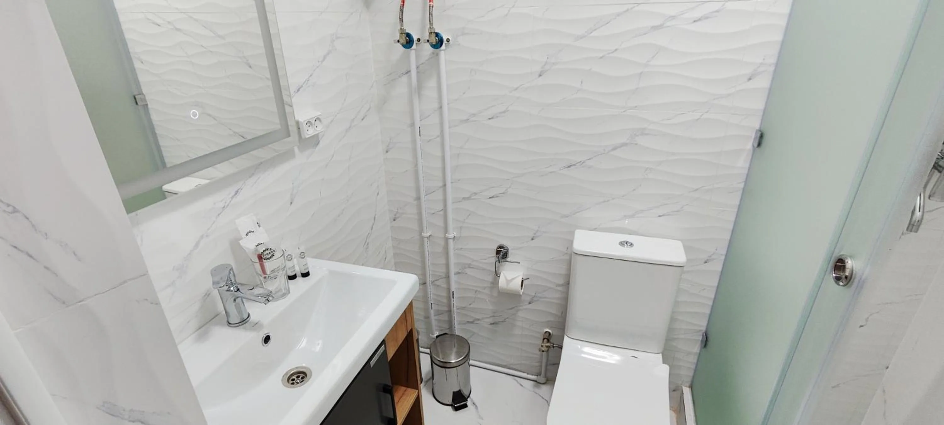 Shower in Cozy Hotel