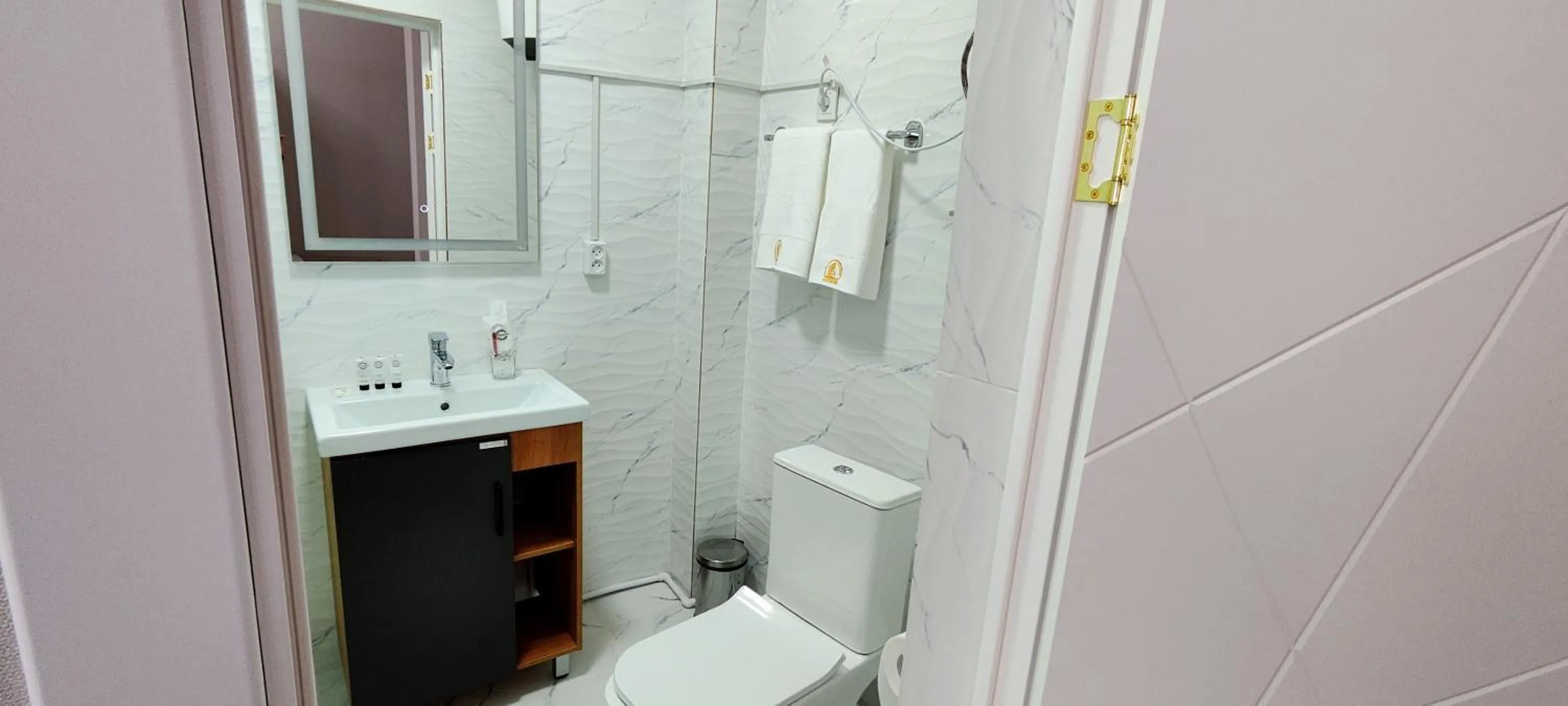 Shower in Cozy Hotel