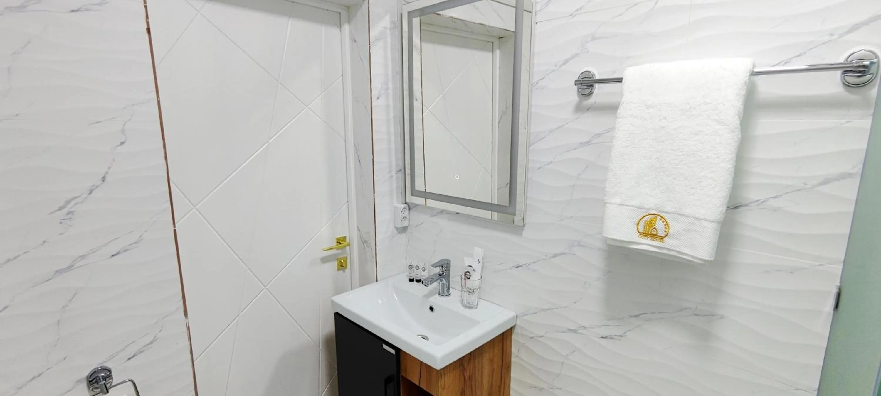 Shower in Cozy Hotel