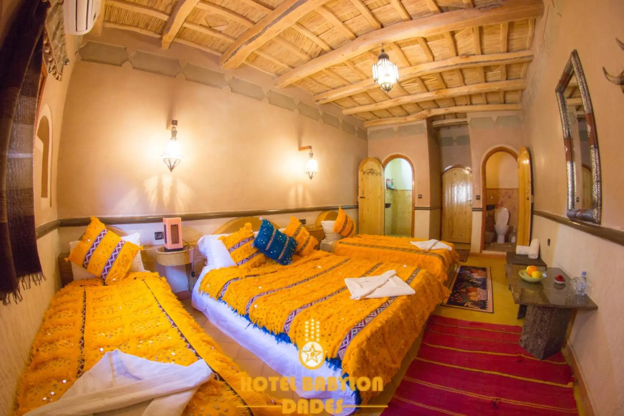 Triple Room - single occupancy in Hotel Babylon Dades Triple Room - single occupancy in Hotel Babylon Dades