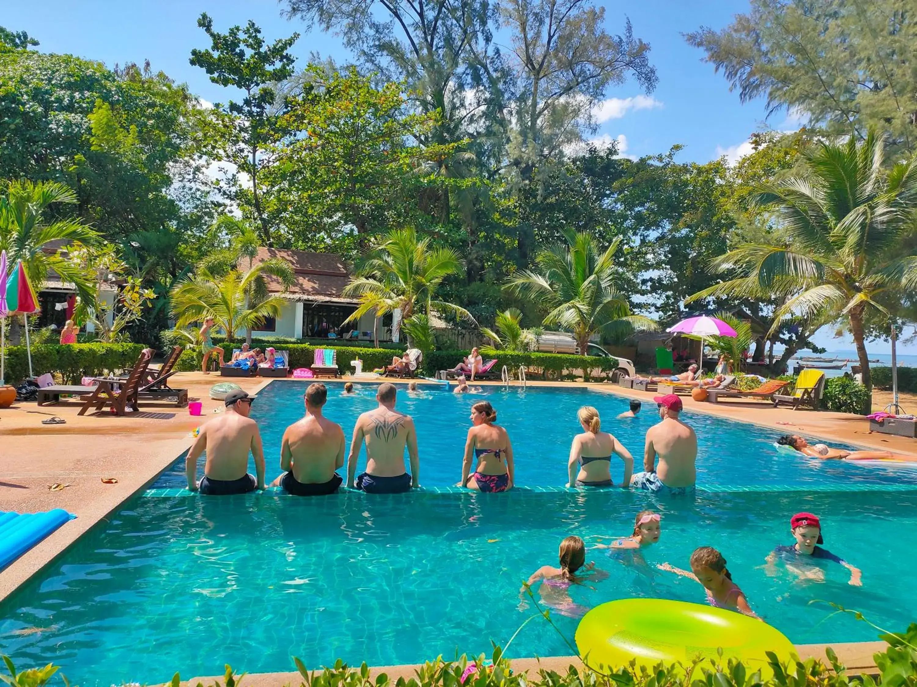 Pool view in Banana Beach Resort Pool view in Banana Beach Resort