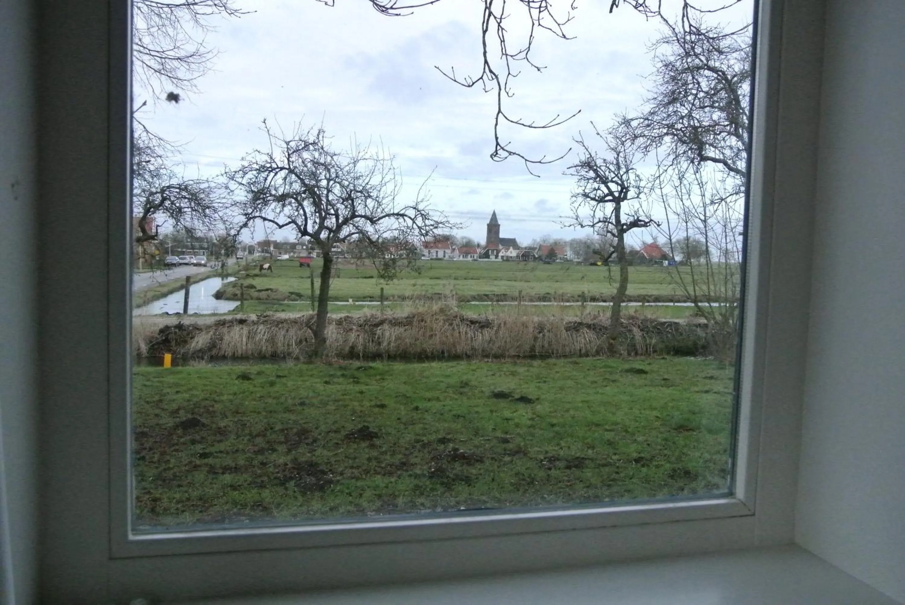 Winter in Appartement Voorhuis en chalet Klein Waterland