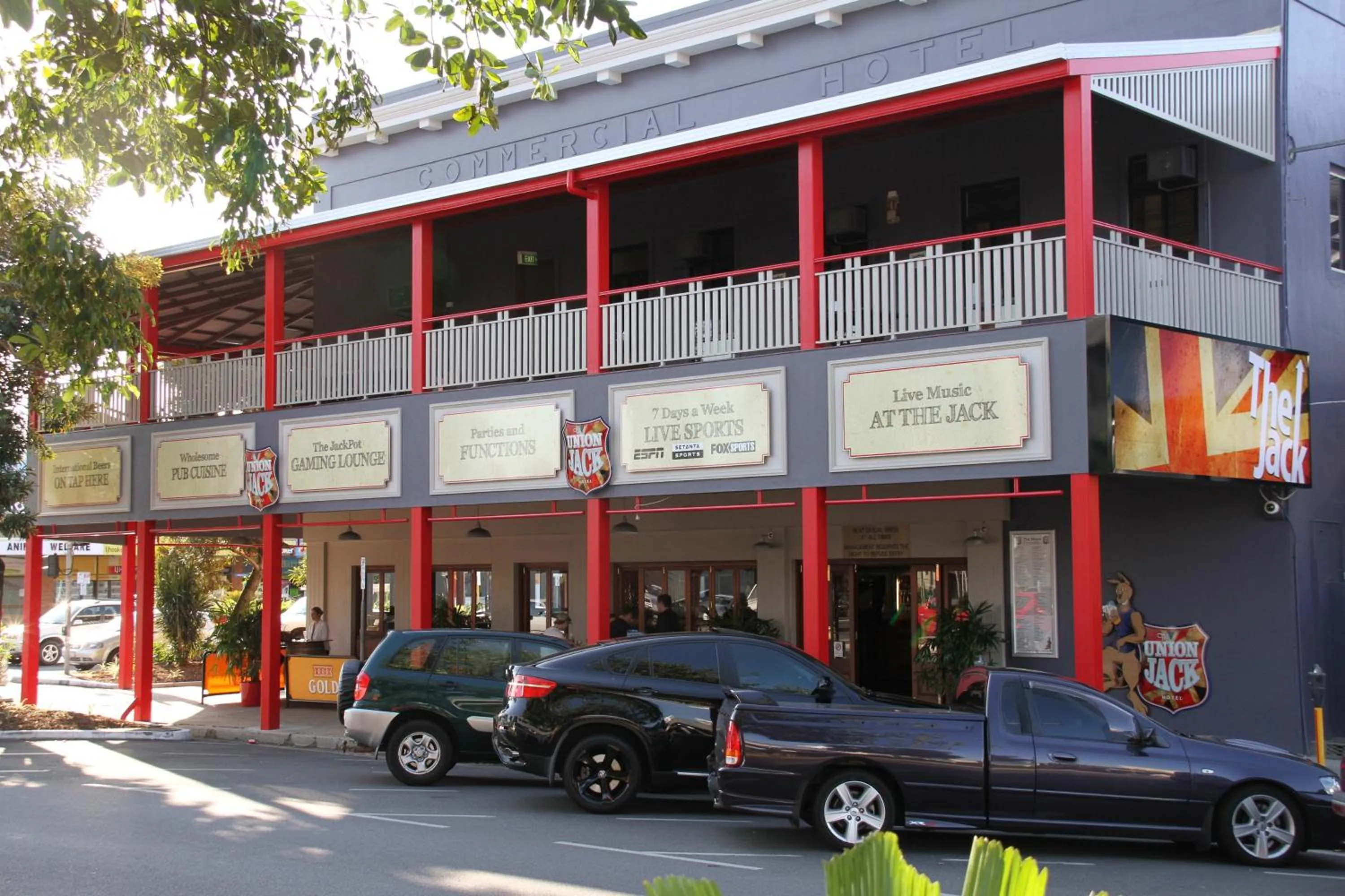 Facade/entrance in The Jack Backpackers