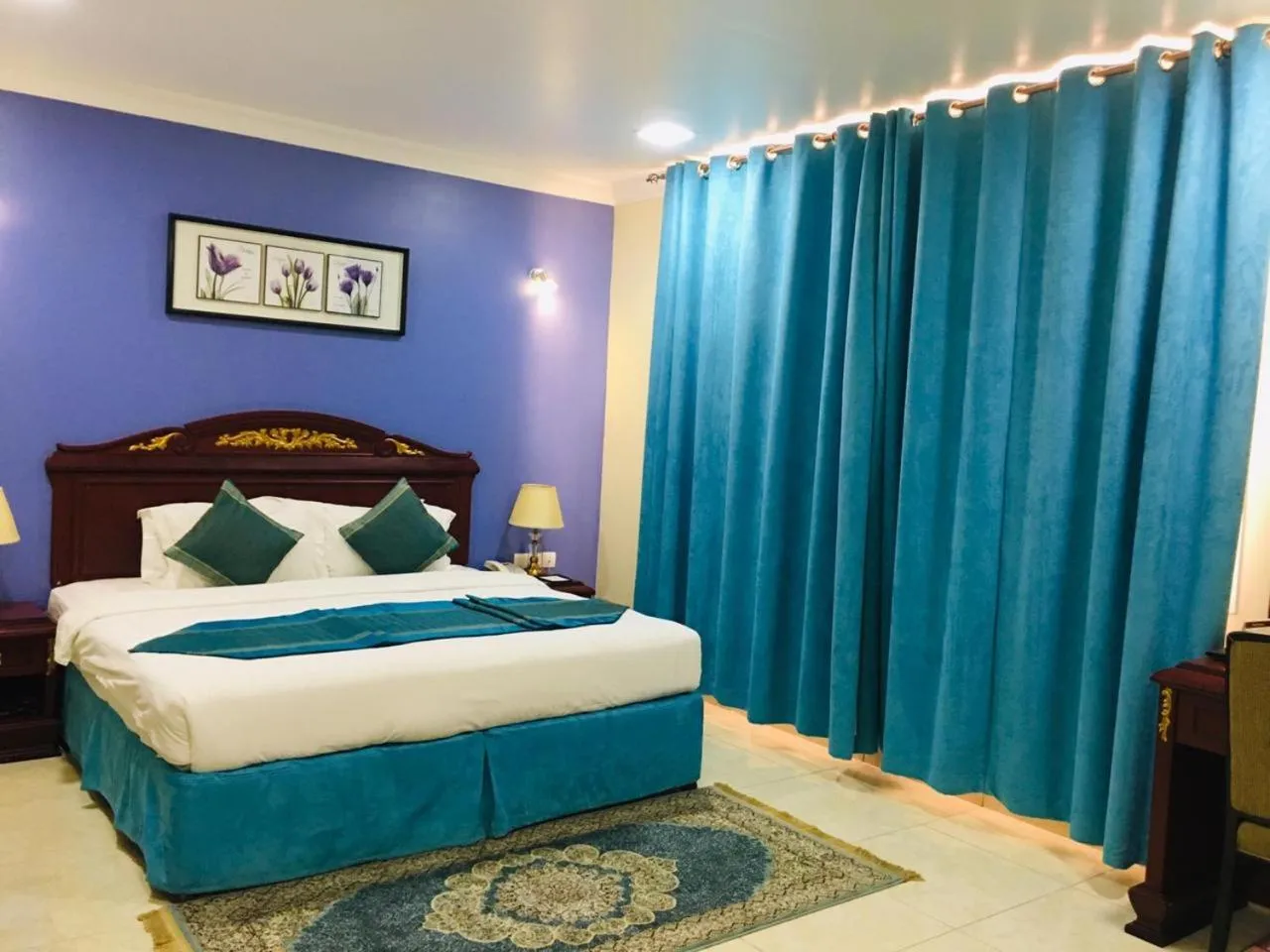 Bed in Al Diyar Hotel