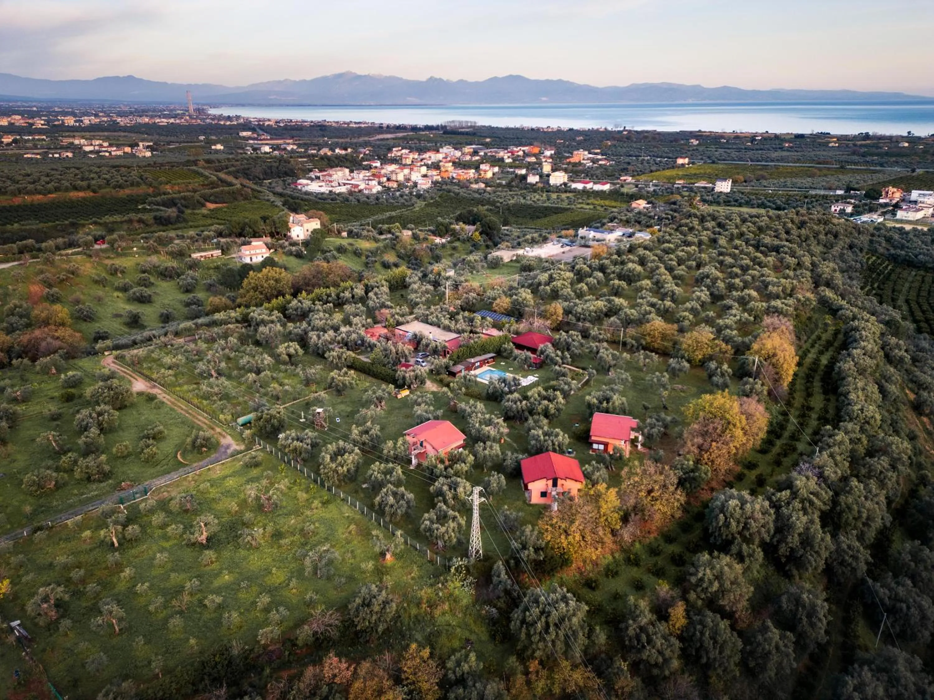 Bird's eye view in La Piana degli Ulivi