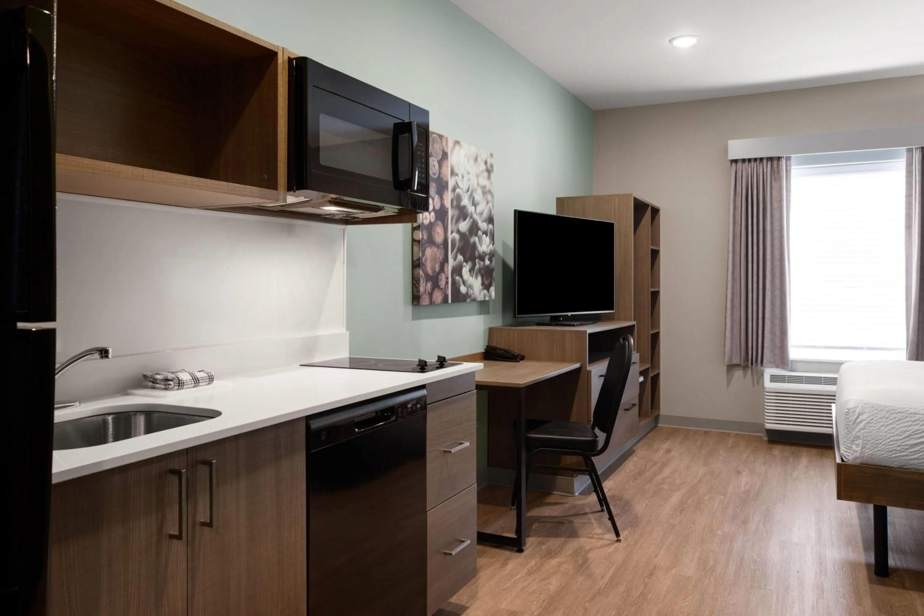 Photo of the whole room in ECHO Suites Extended Stay by Wyndham Indianapolis AmeriPlex