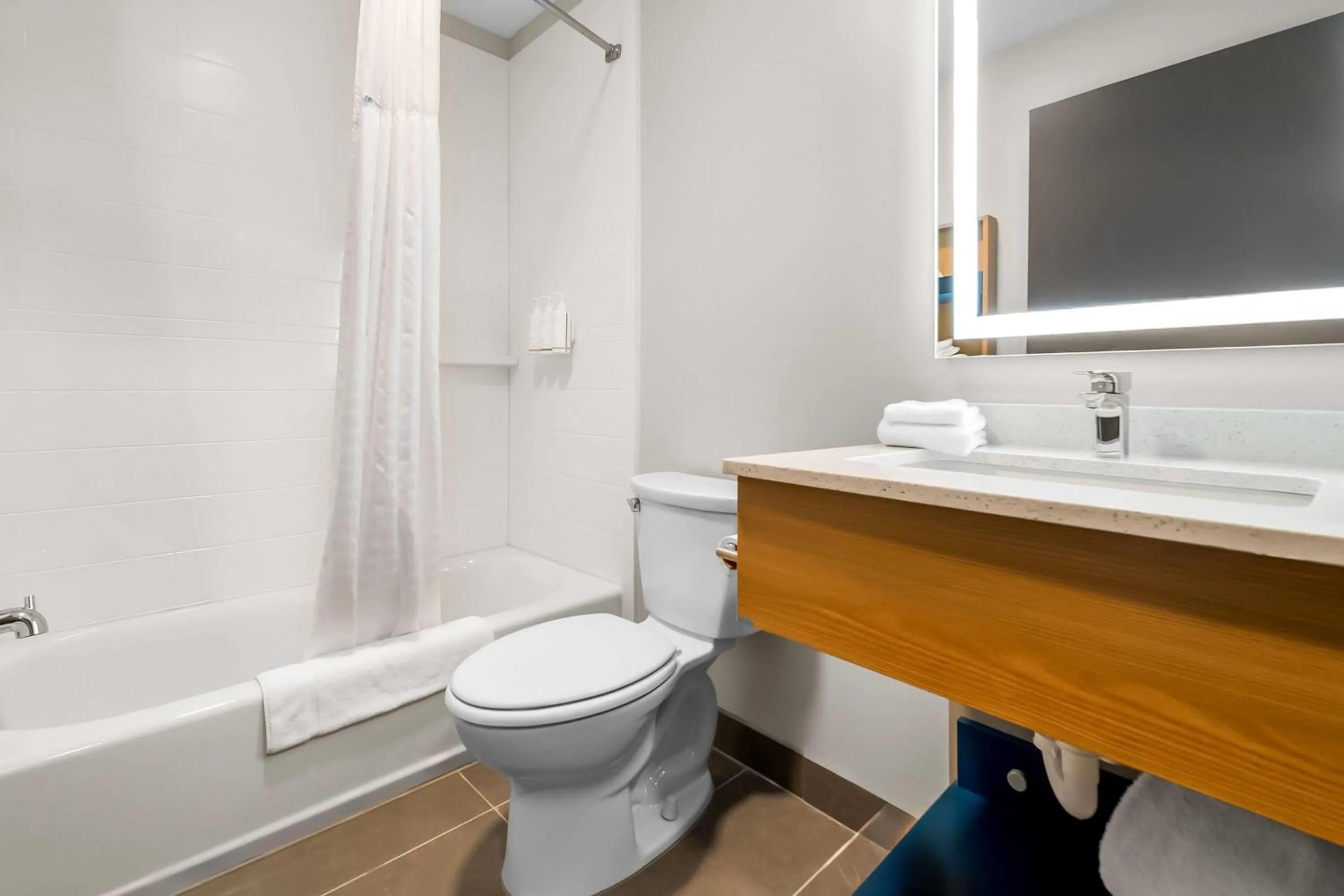 Bathroom in Microtel Inn & Suites by Wyndham Prattville Montgomery