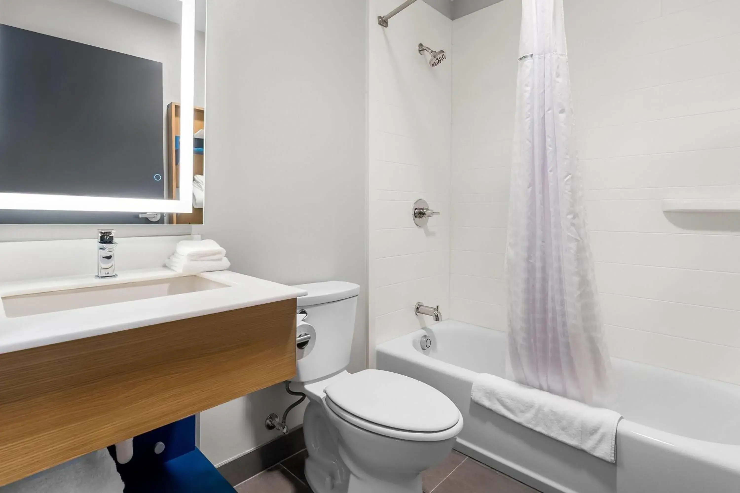 Bathroom in Microtel Inn & Suites by Wyndham Prattville Montgomery Bathroom in Microtel Inn & Suites by Wyndham Prattville Montgomery