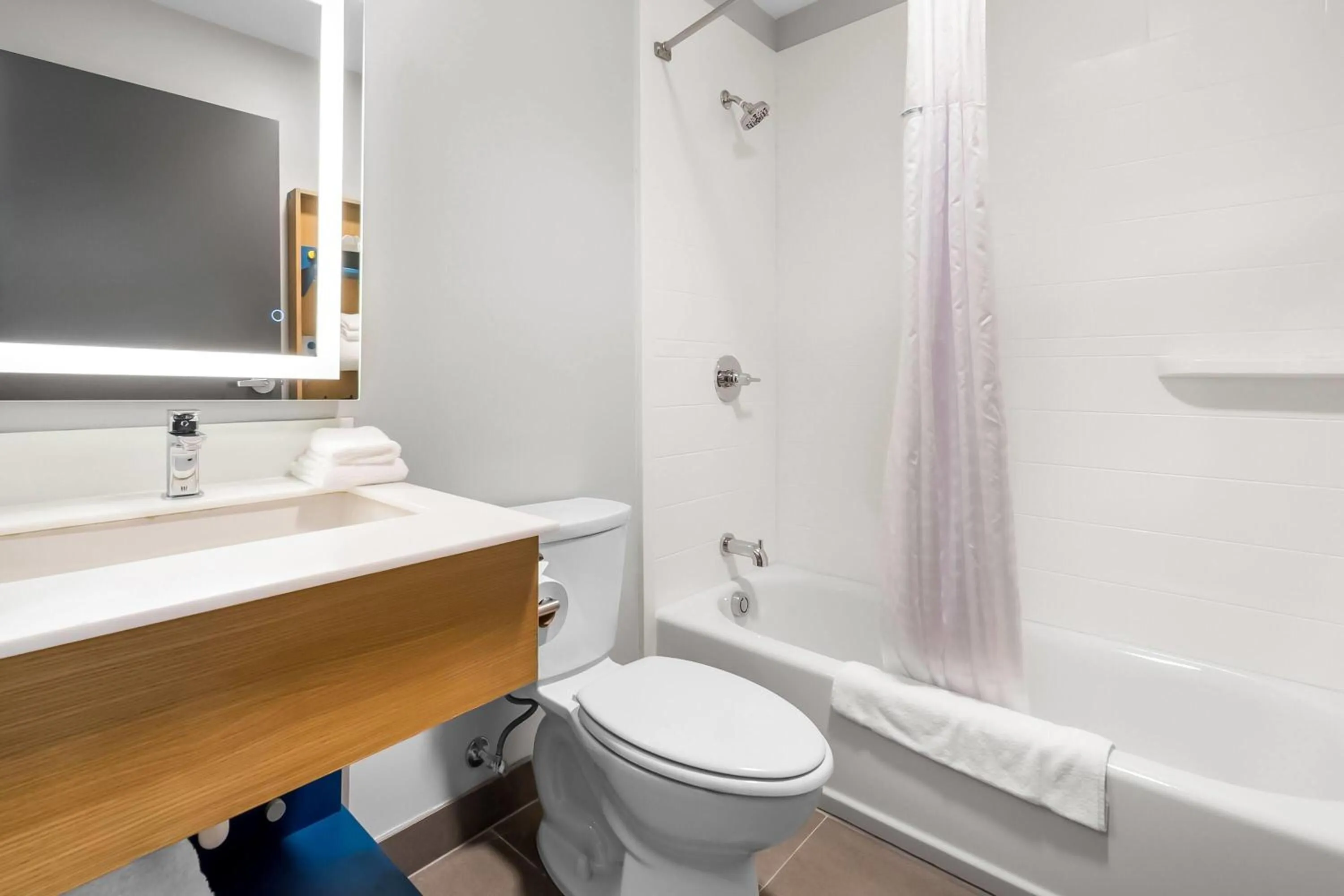 Bathroom in Microtel Inn & Suites by Wyndham Prattville Montgomery