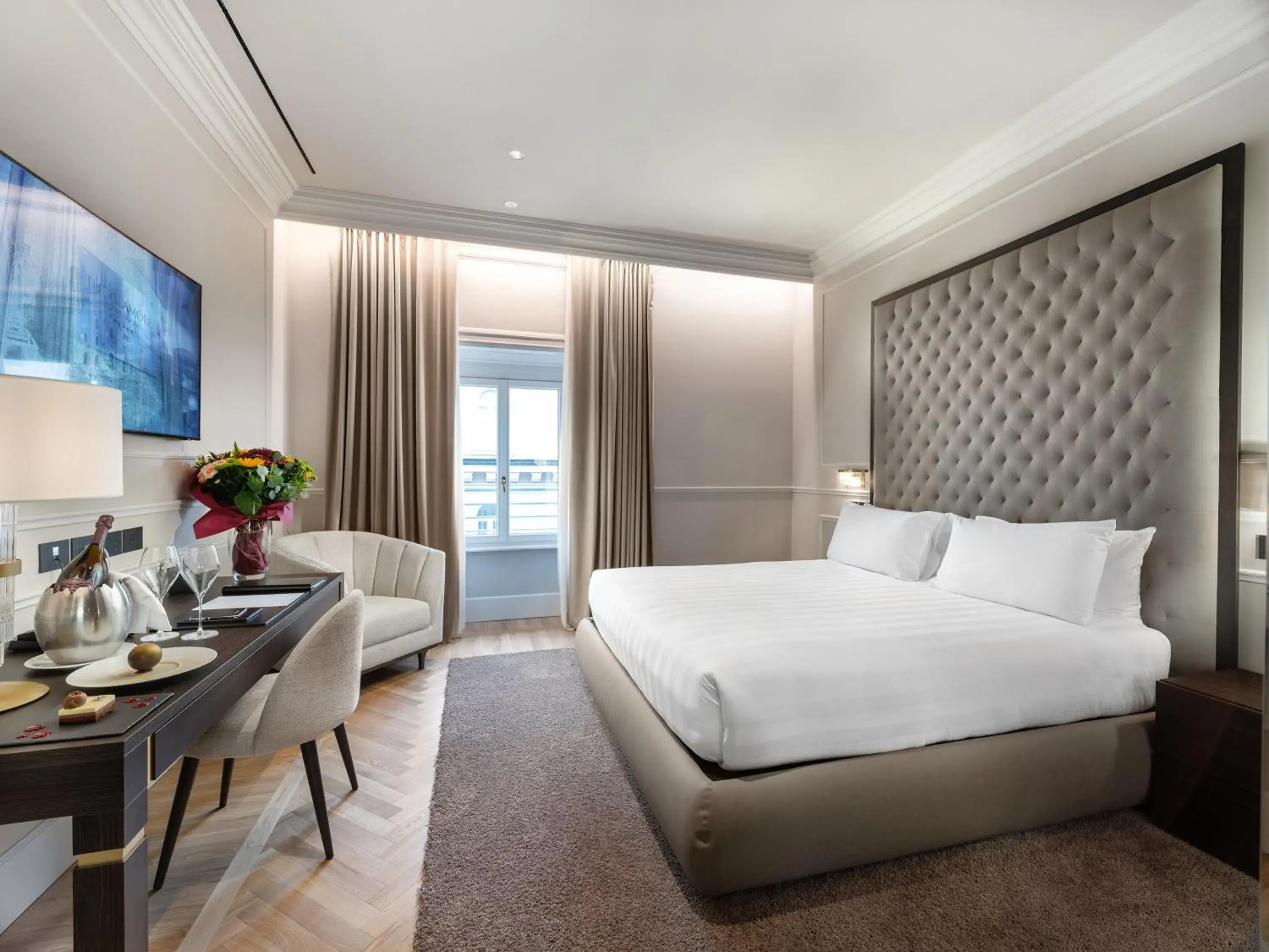 Bedroom, Bed in The Glamore Milano Duomo Bedroom, Bed in The Glamore Milano Duomo