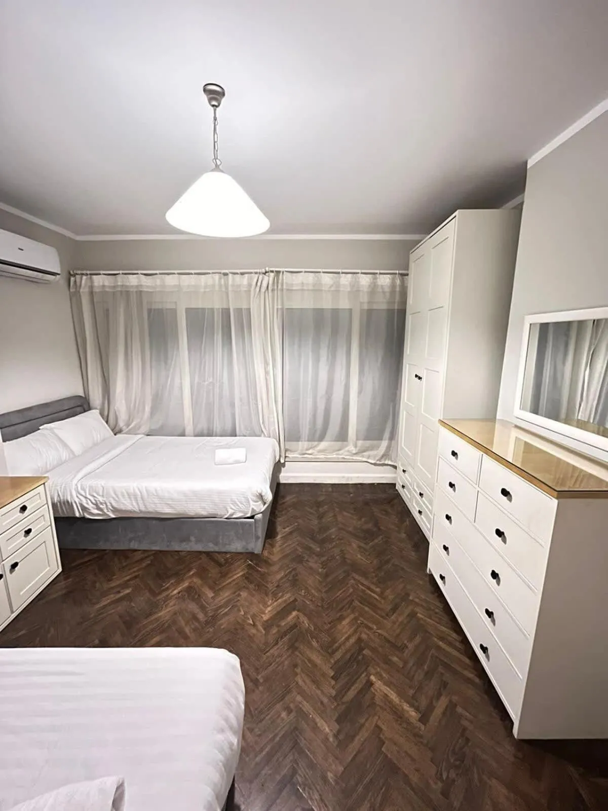 Bed in Zamalek hotel apartment 2BR