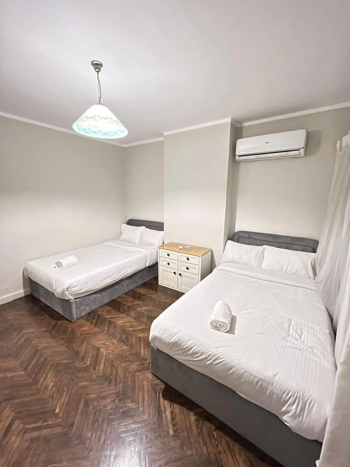 Bed in Zamalek hotel apartment 2BR