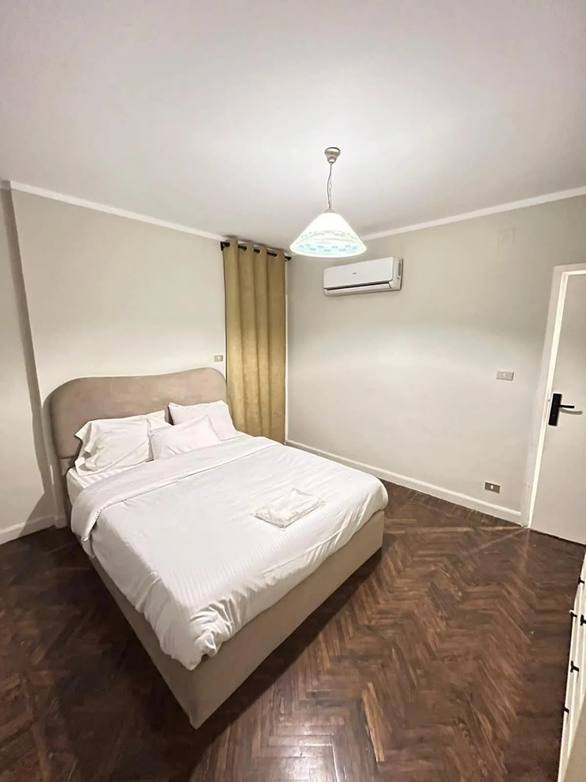 Bed in Zamalek hotel apartment 2BR