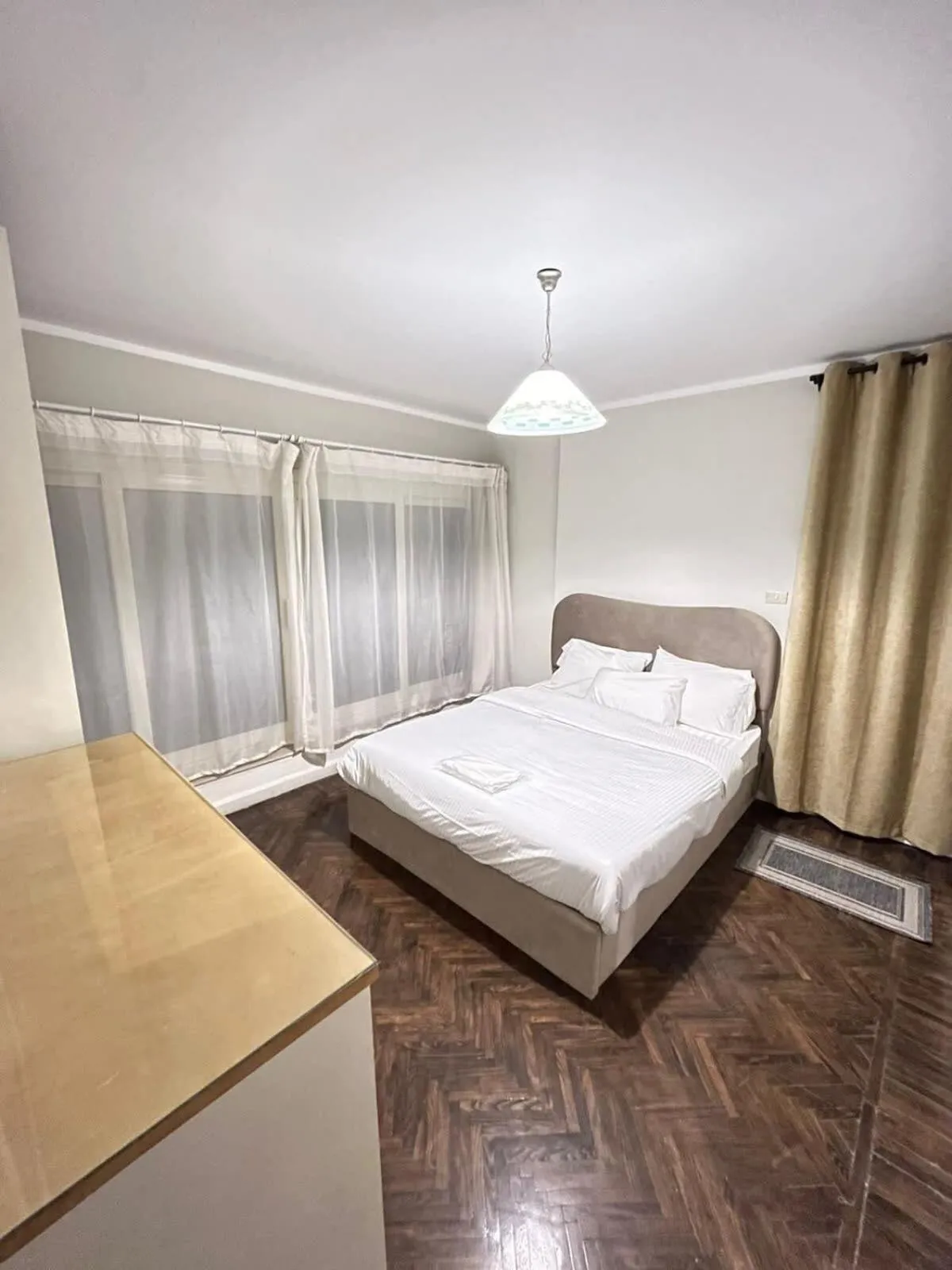 Bed in Zamalek hotel apartment 2BR
