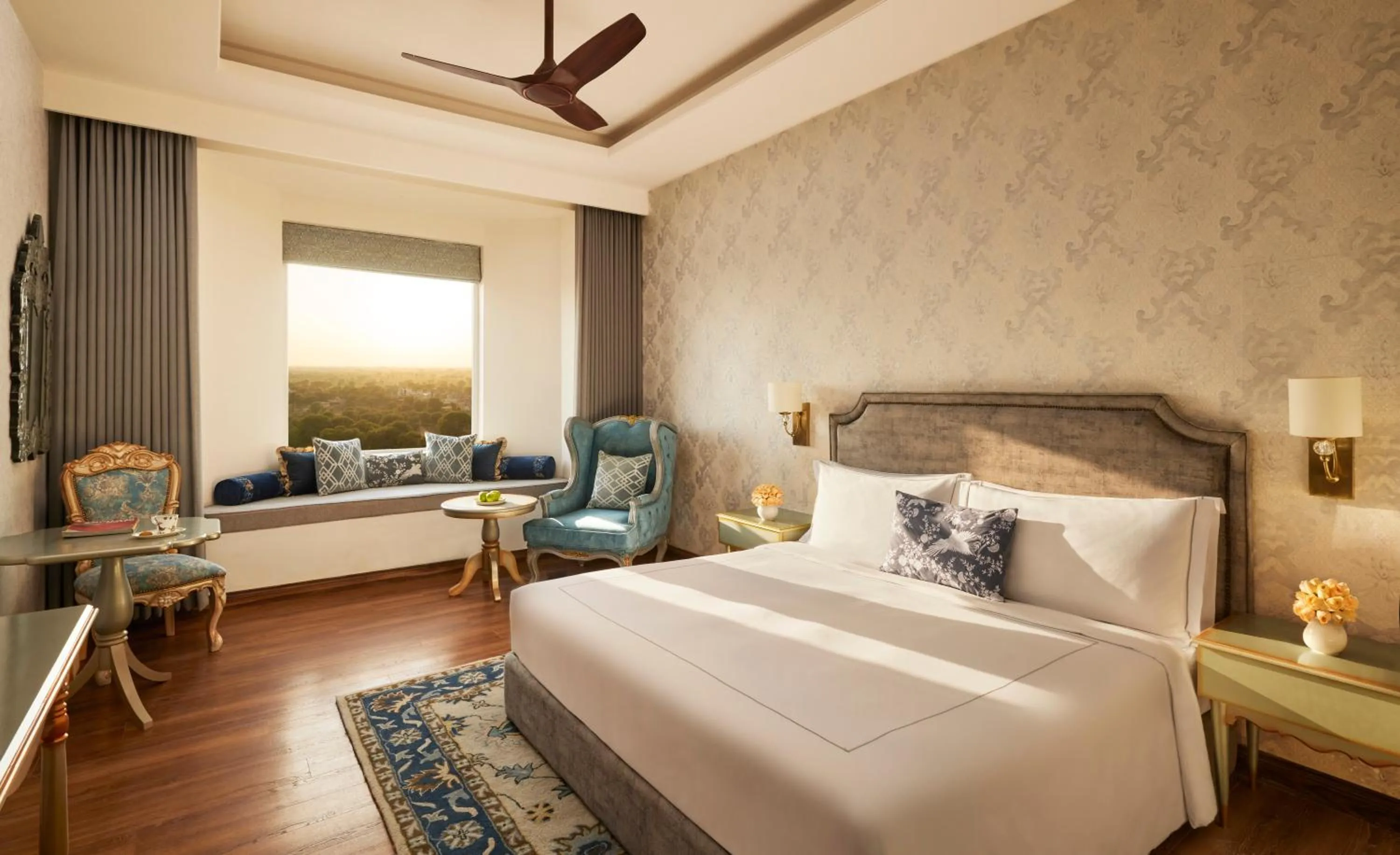Bedroom, Bed in Anantara Jewel Bagh Jaipur