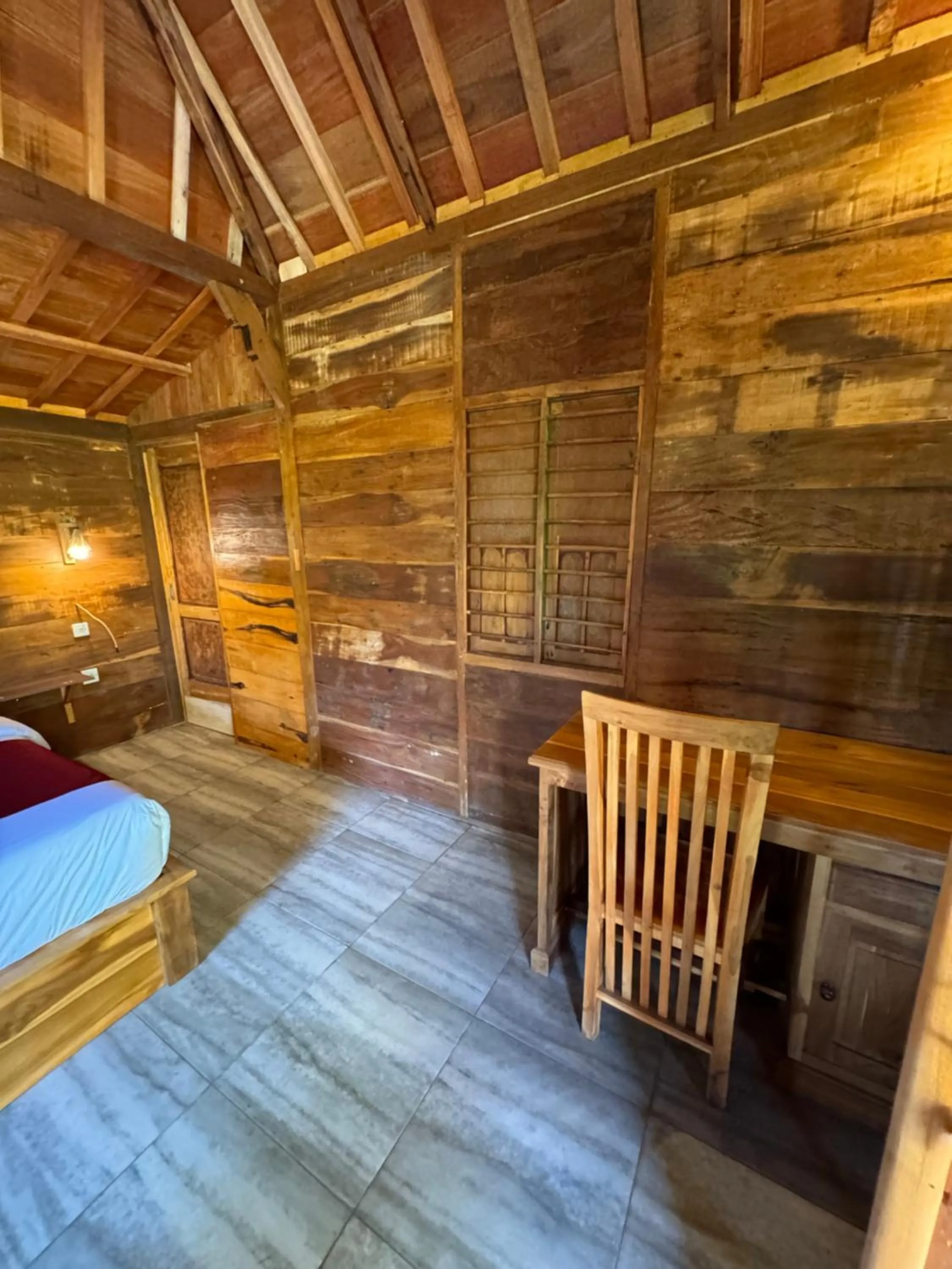 Bed in Oemah Kangin Homestay