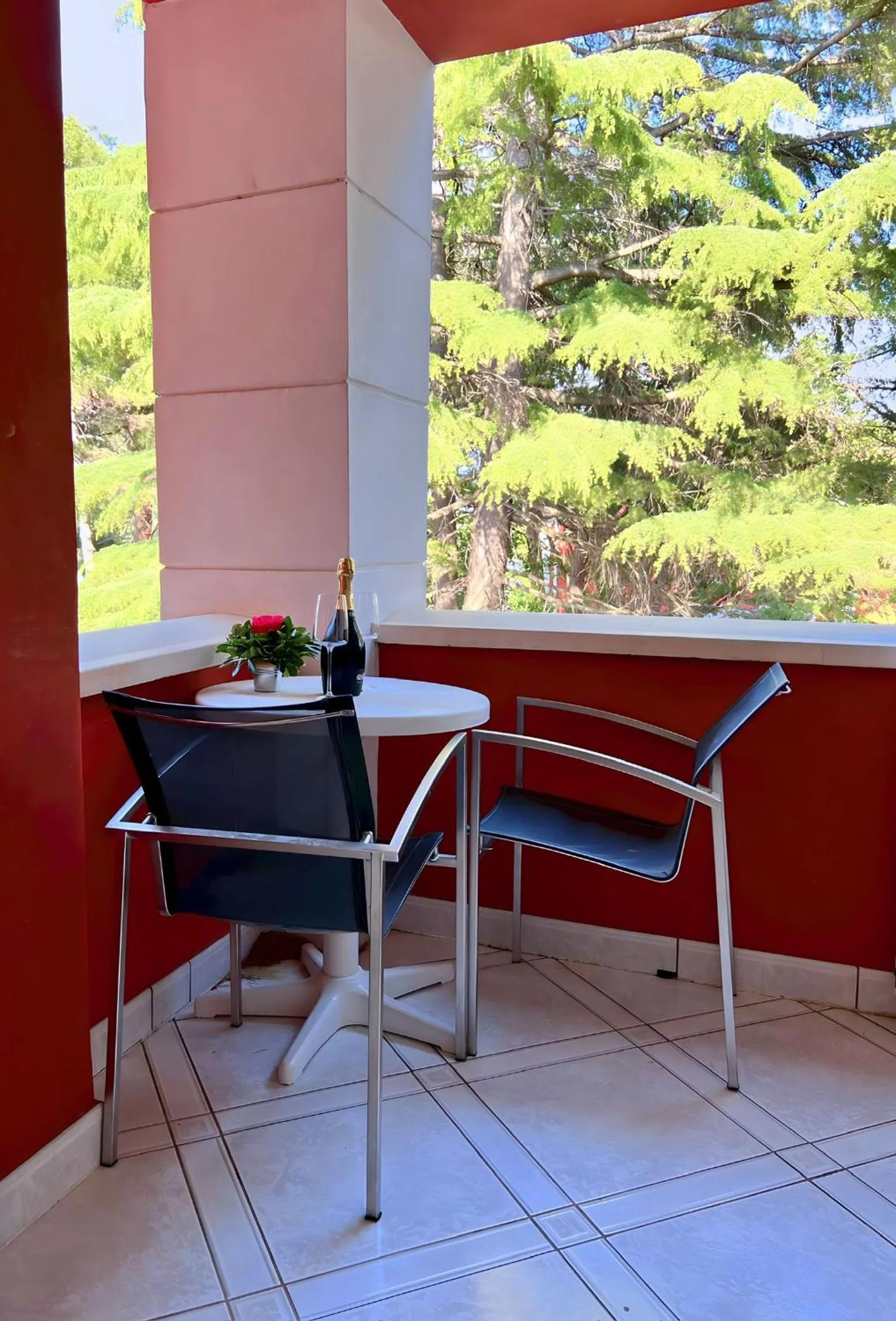 Seating area in Villa Valdepian Apartments