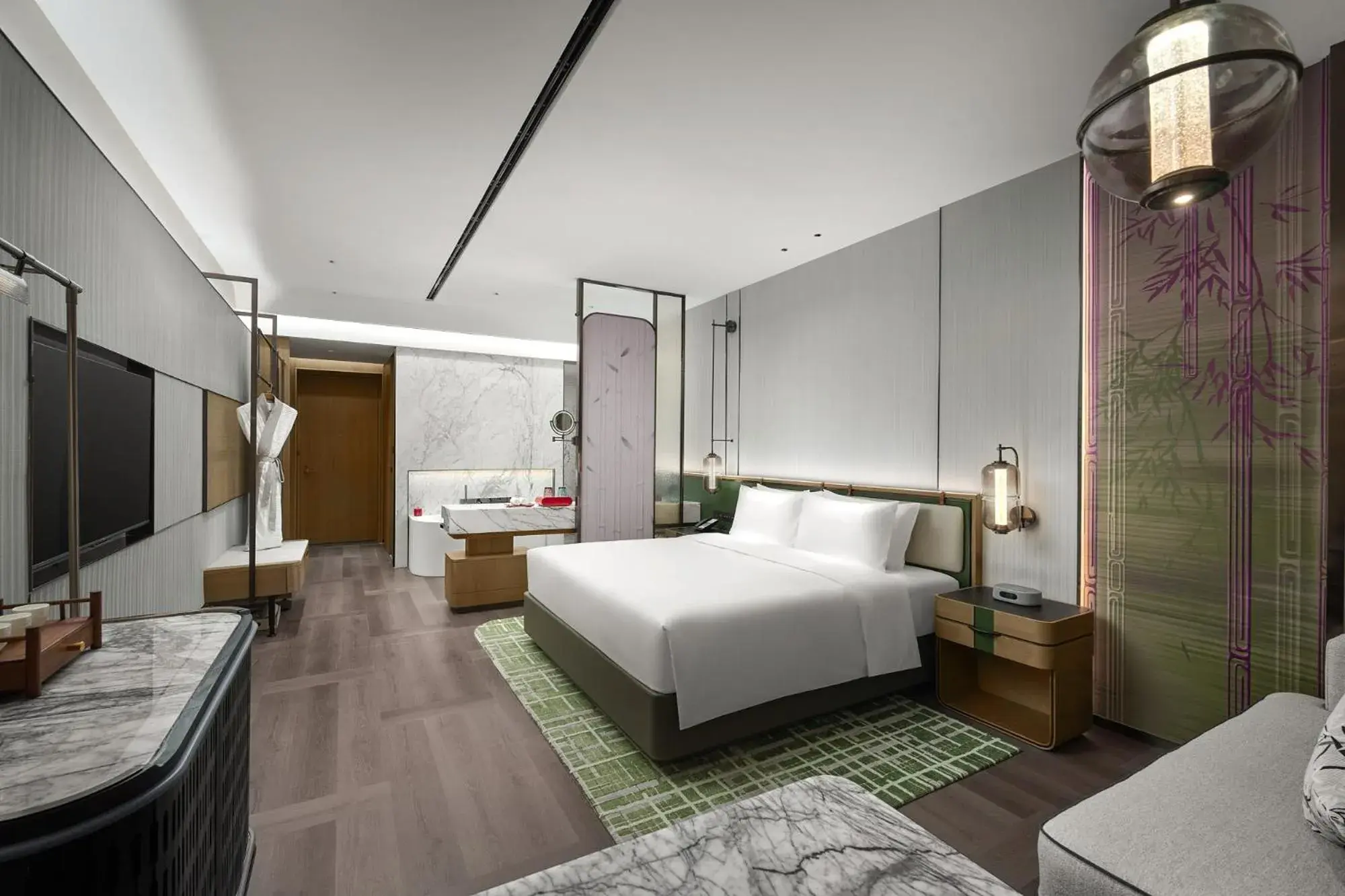 Bed in HUALUXE Chongqing Science Hall Bed in HUALUXE Chongqing Science Hall