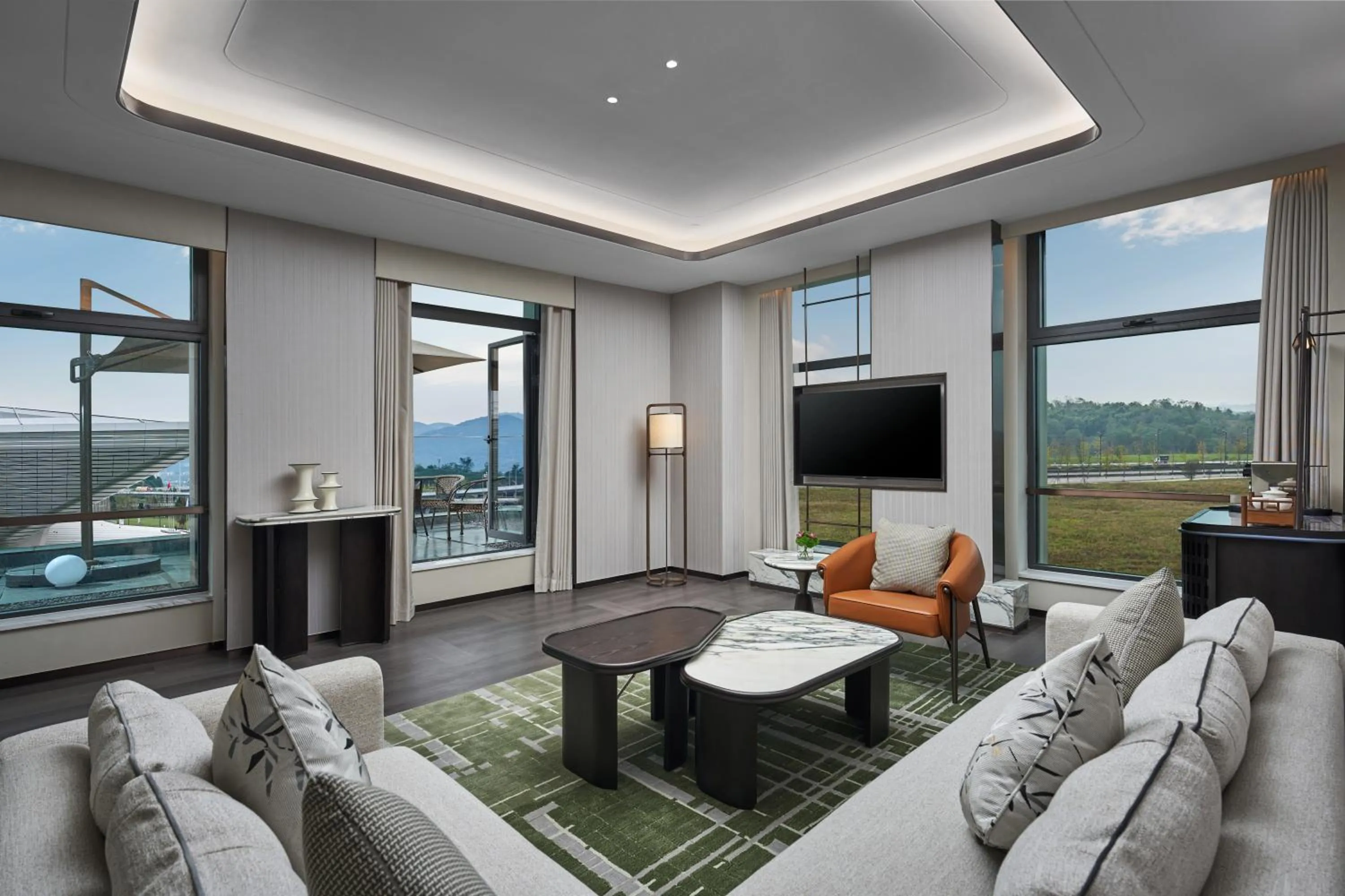 Living room in HUALUXE Chongqing Science Hall