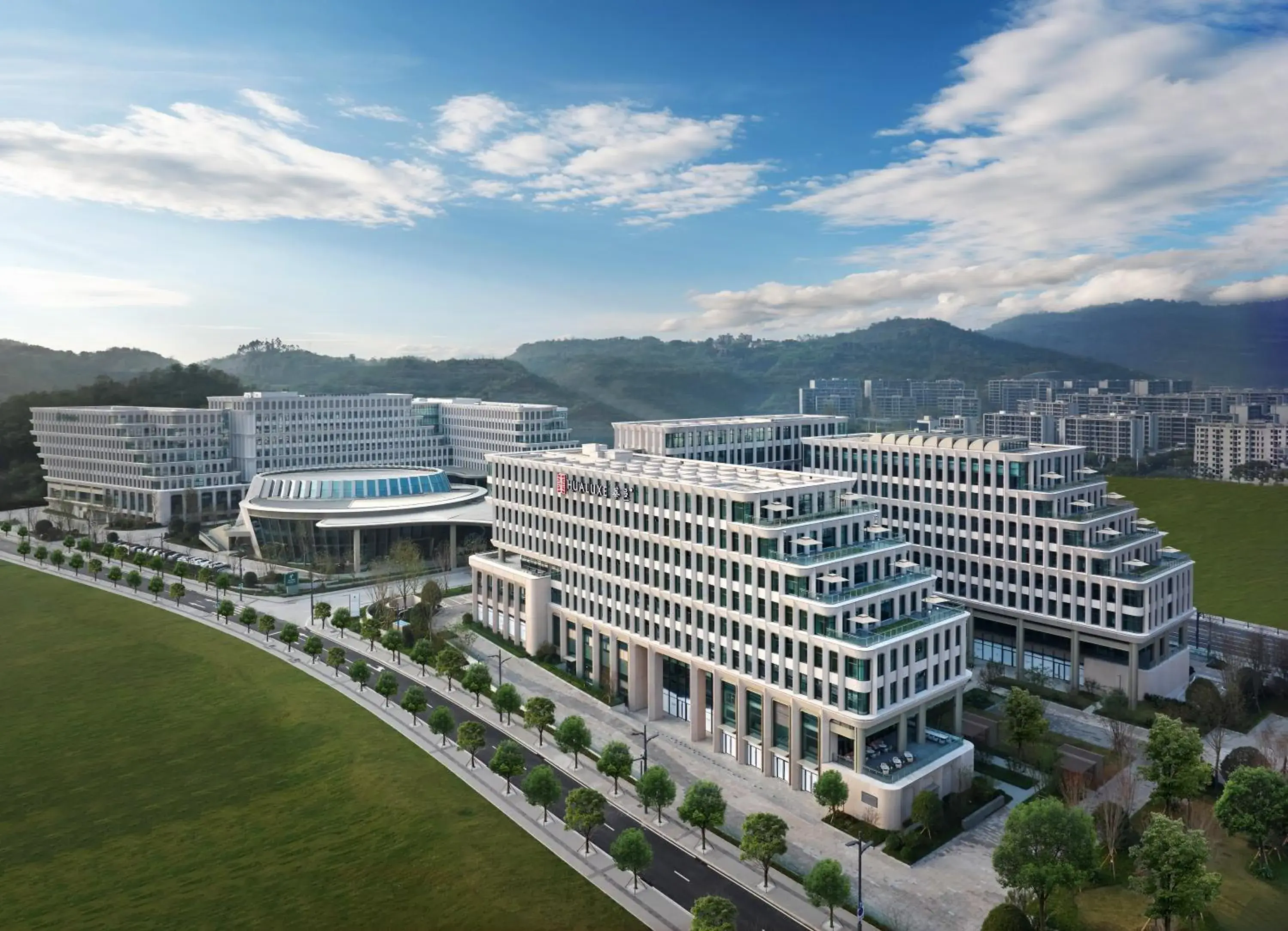 Property building in HUALUXE Chongqing Science Hall Property building in HUALUXE Chongqing Science Hall