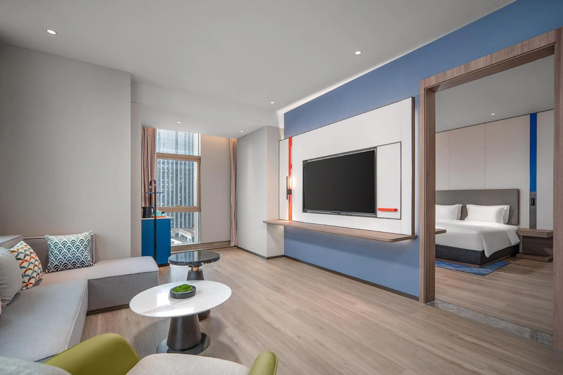 Living room in Holiday Inn Express Nanchang High-Tech Zone by IHG