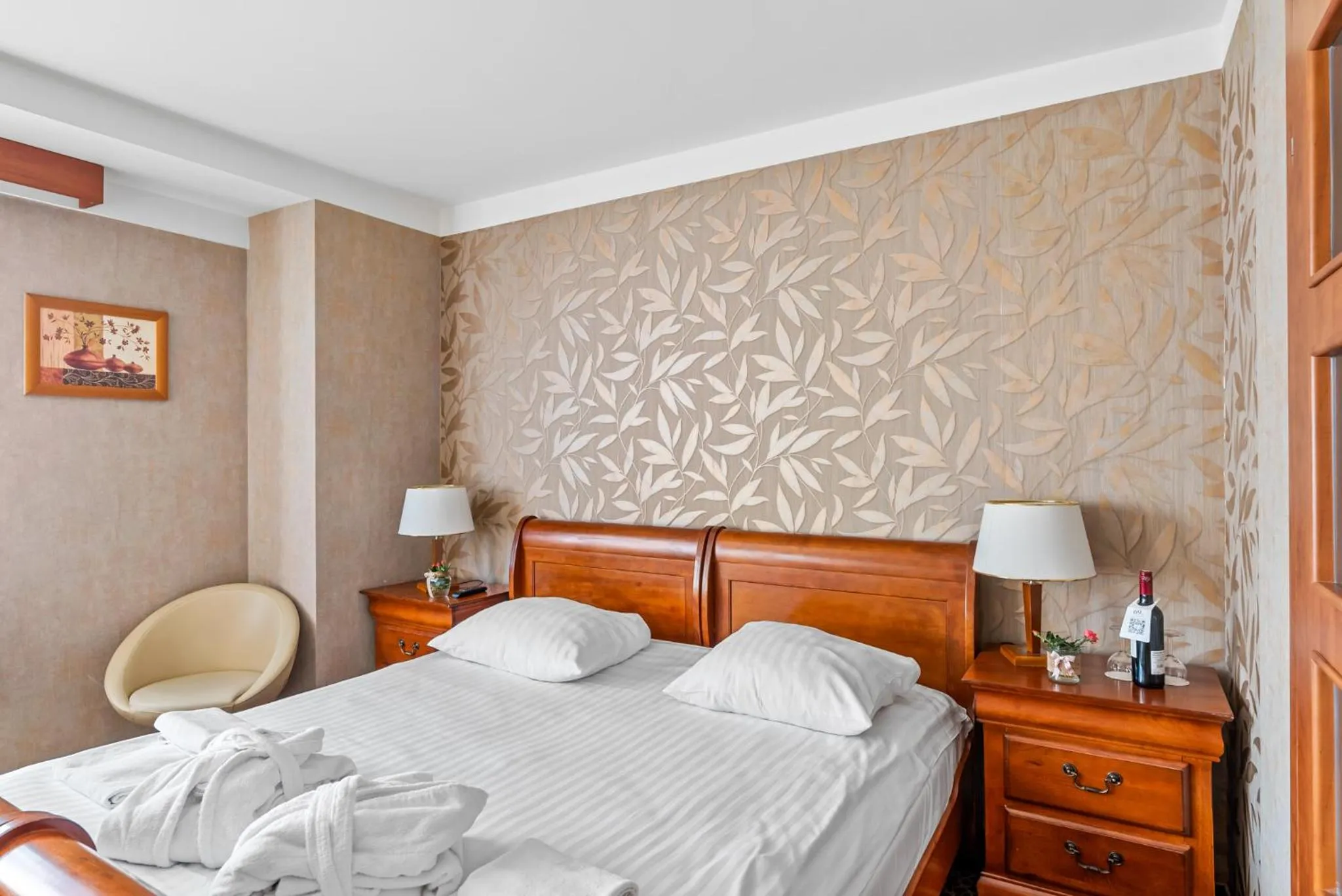 Bed in Hotel Diament Vacanza Katowice - Siemianowice