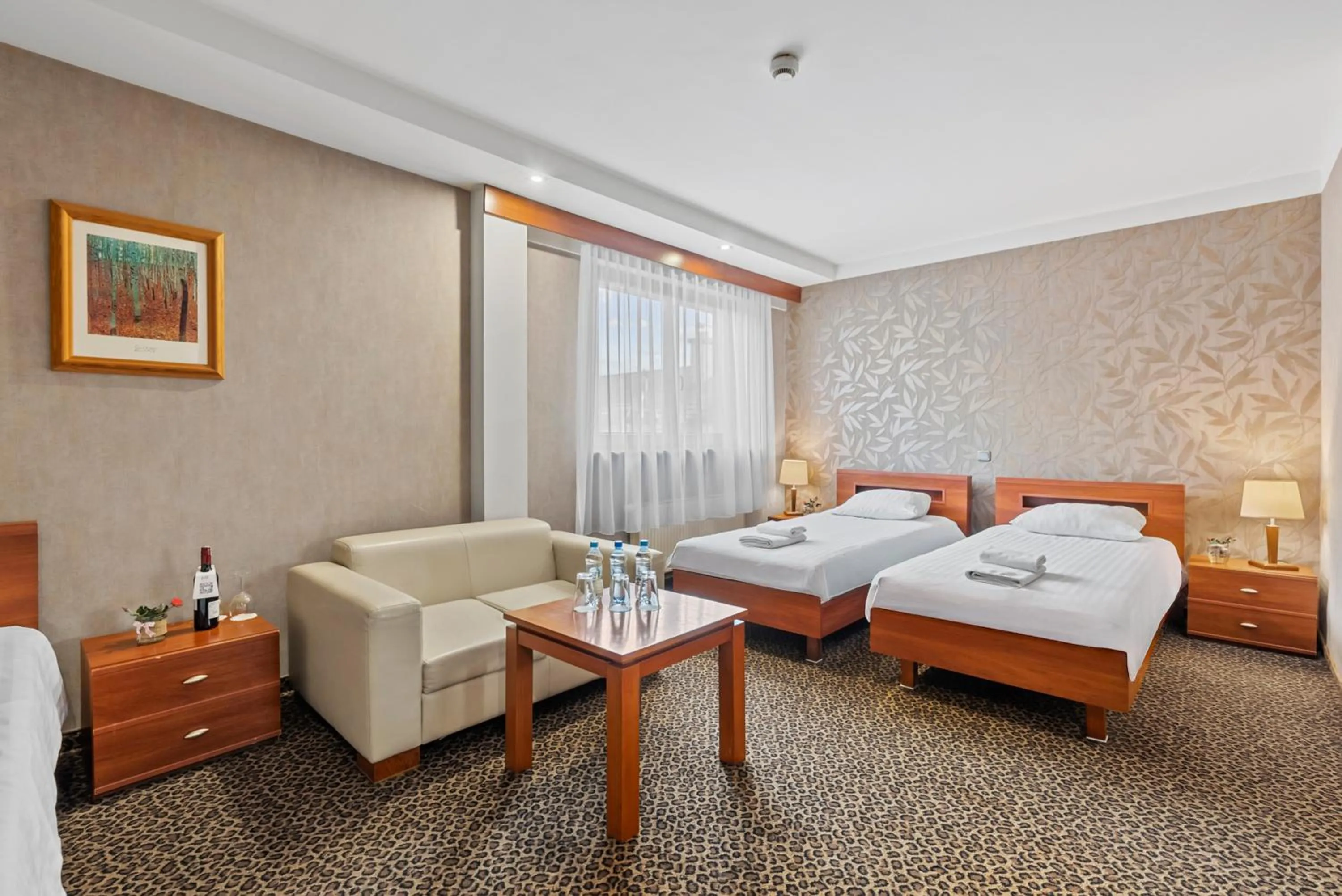 Bed in Hotel Diament Vacanza Katowice - Siemianowice