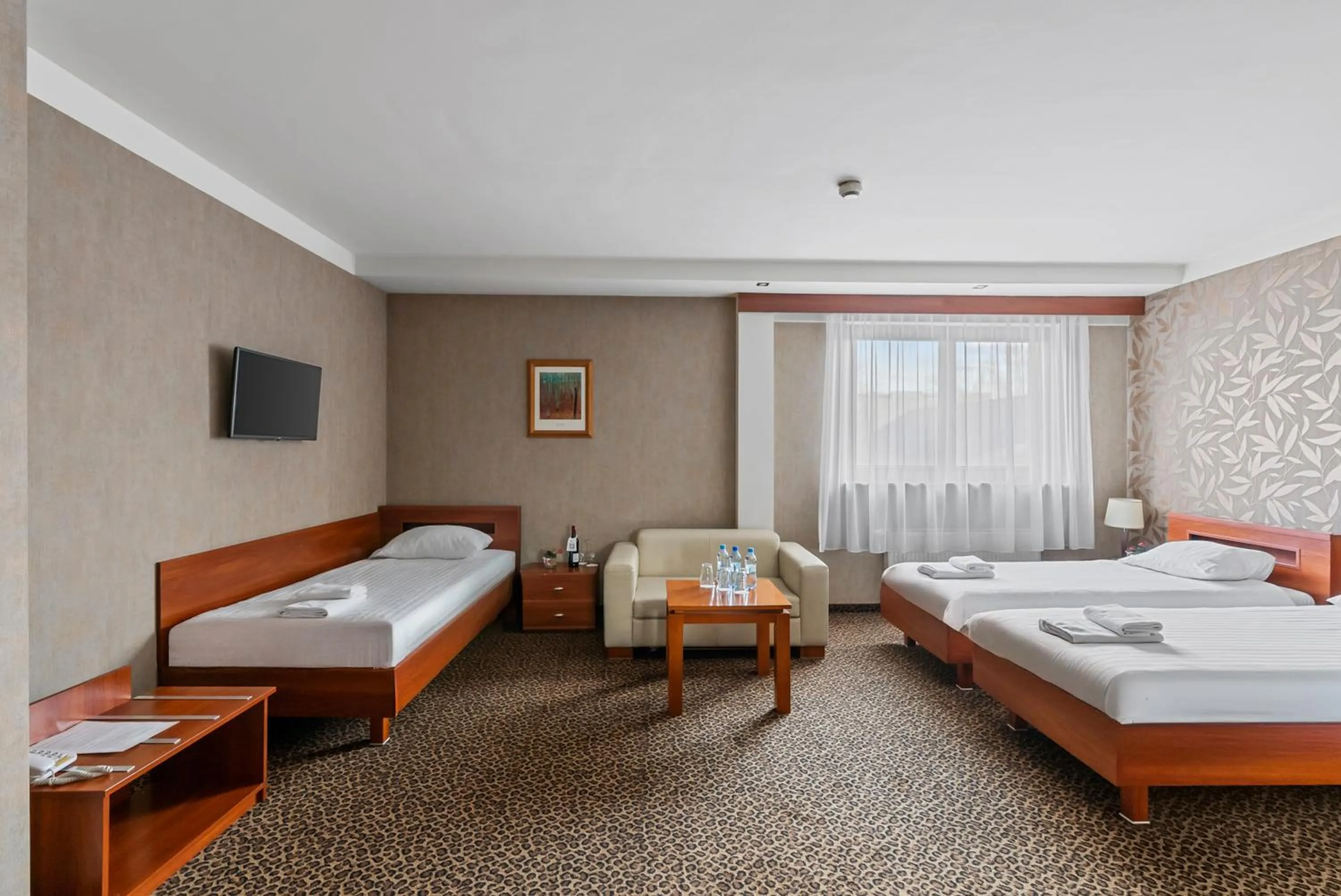 Bed in Hotel Diament Vacanza Katowice - Siemianowice