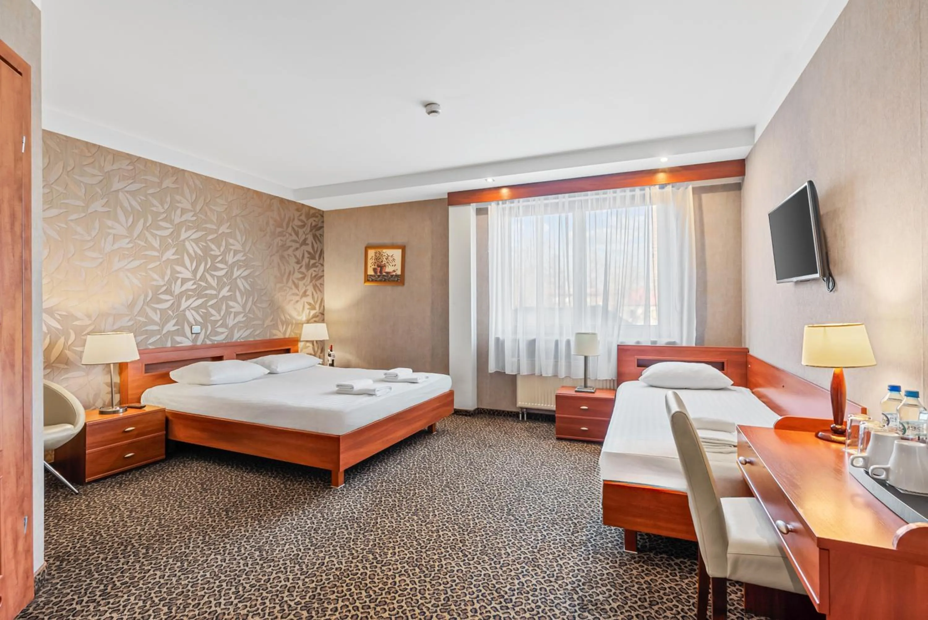 Bed in Hotel Diament Vacanza Katowice - Siemianowice
