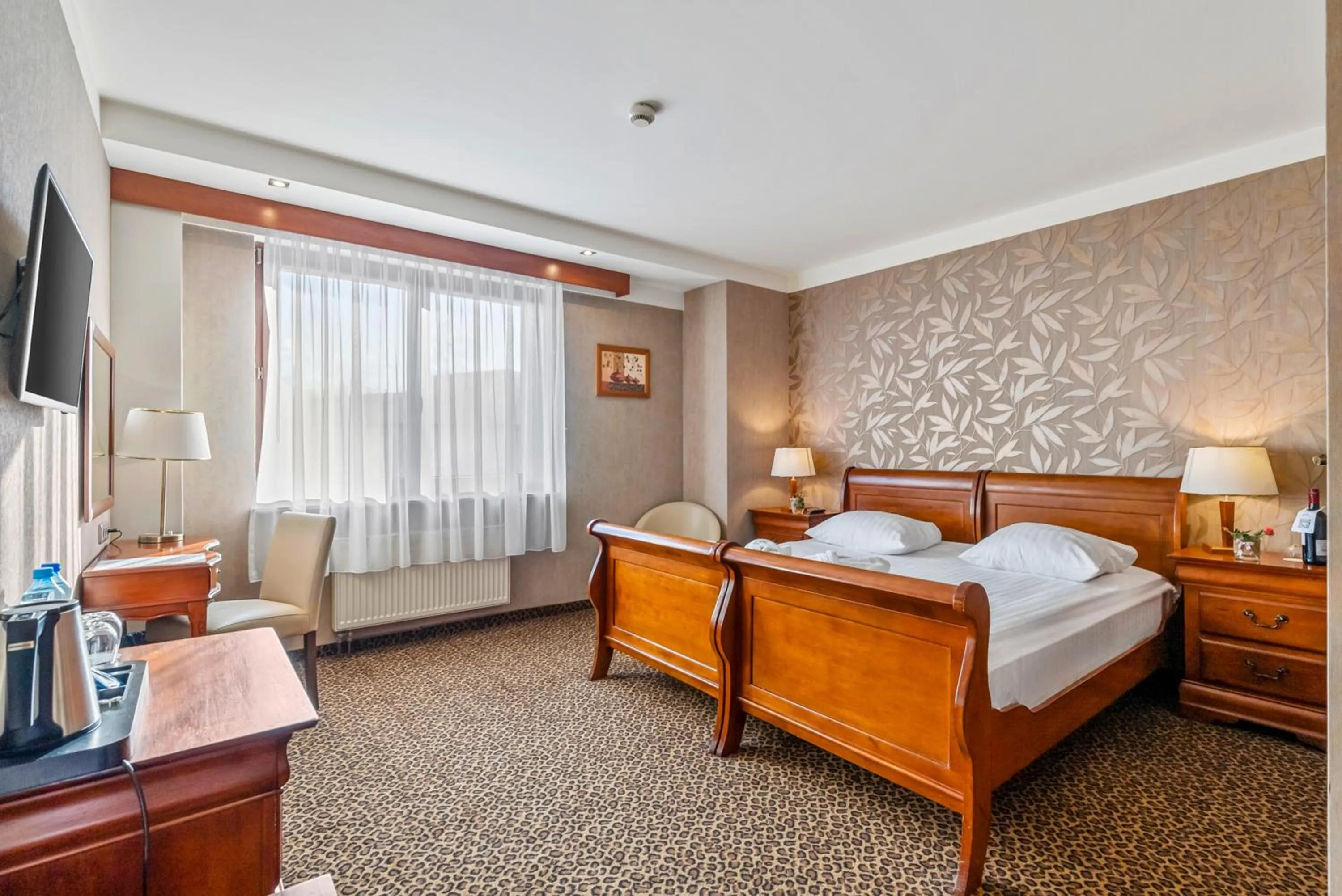 Bed in Hotel Diament Vacanza Katowice - Siemianowice