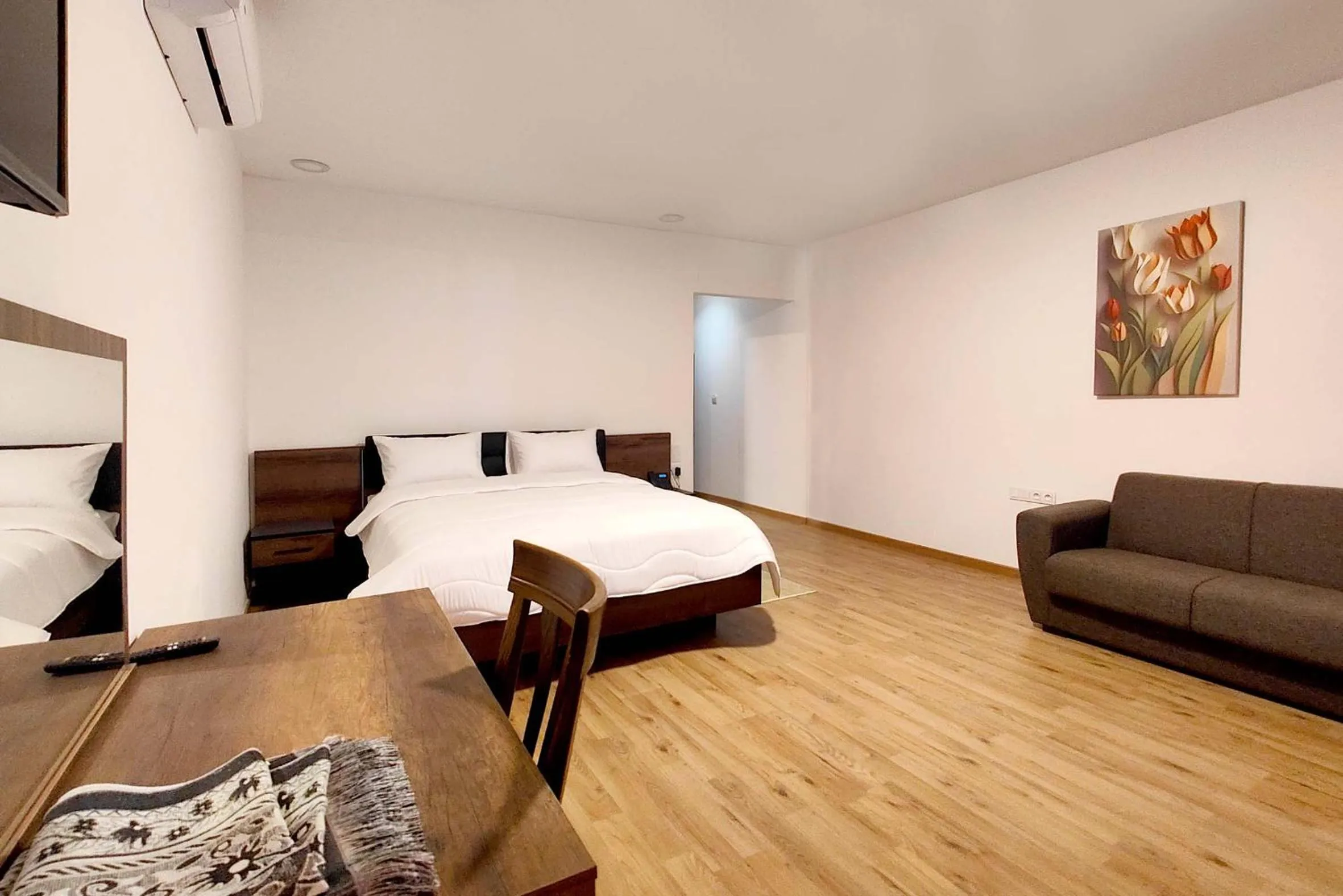 Bed in Villa Mirasol Hotel