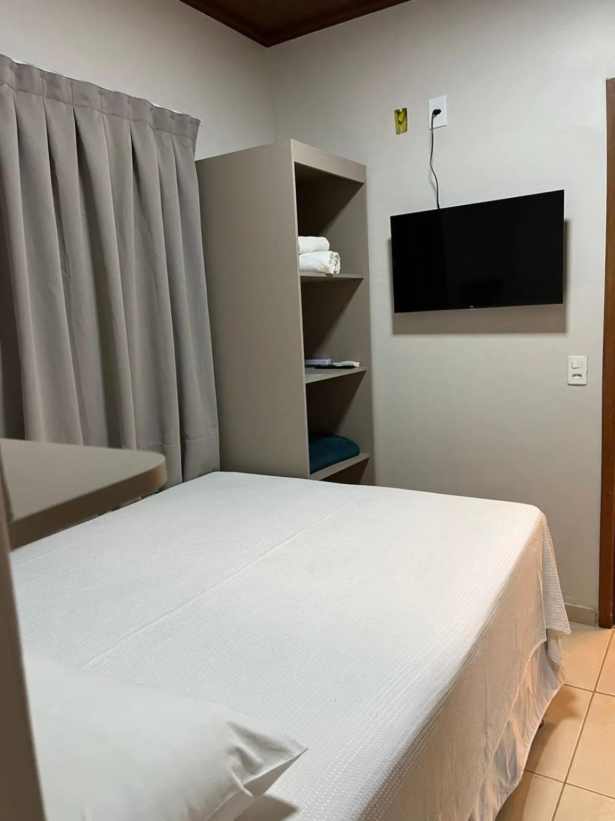 Bed in Pousada Raízes São Jorge