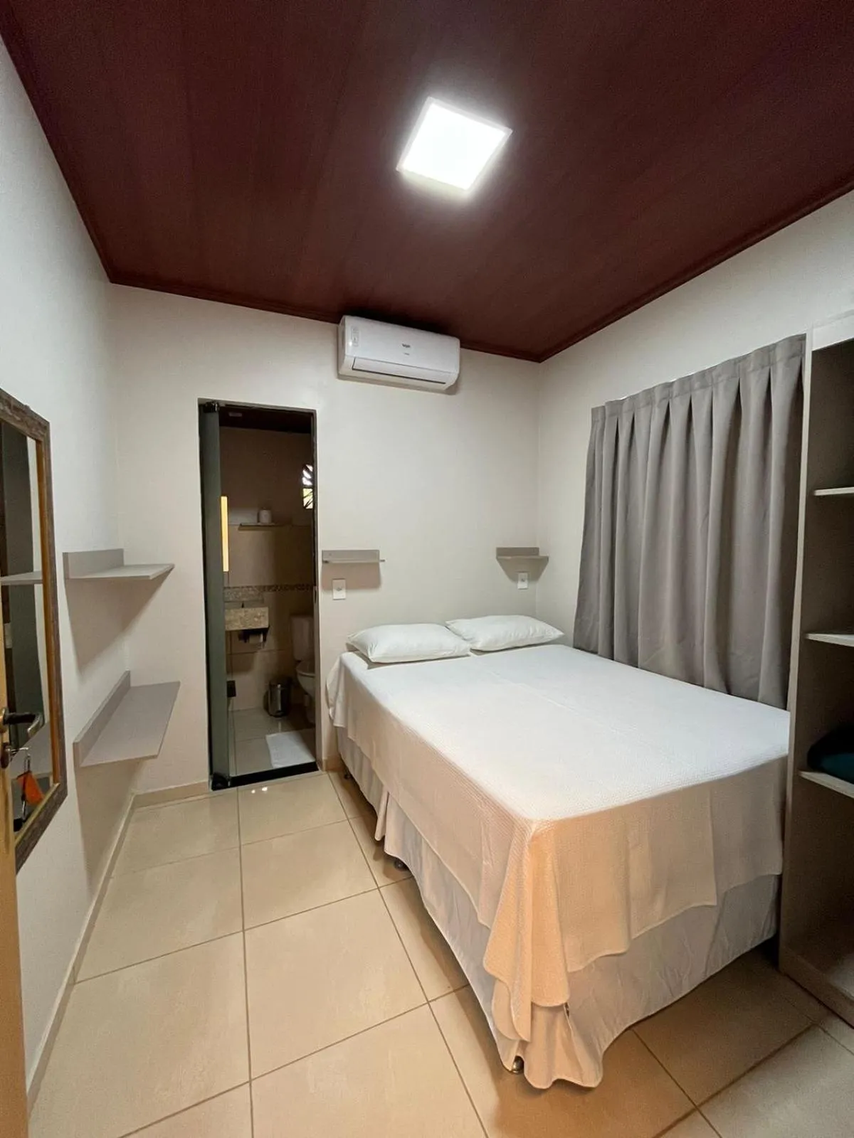 Bed in Pousada Raízes São Jorge