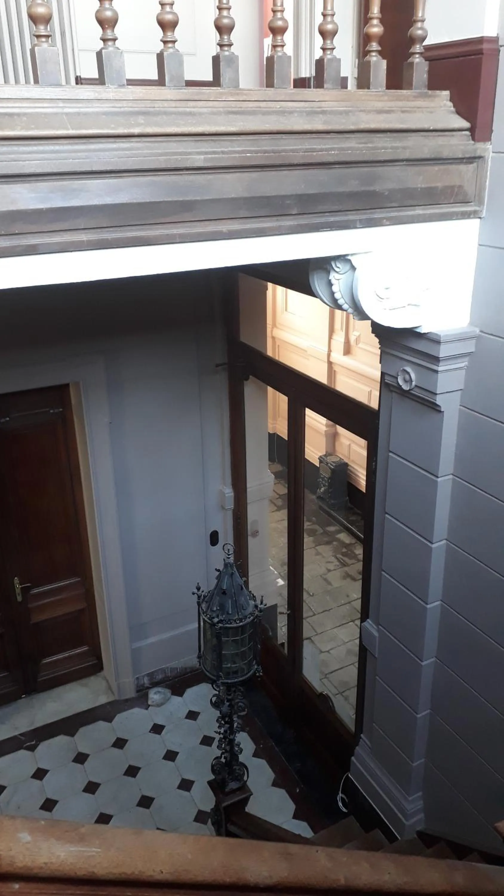 Lobby or reception in La Maison Bleue de Roubaix