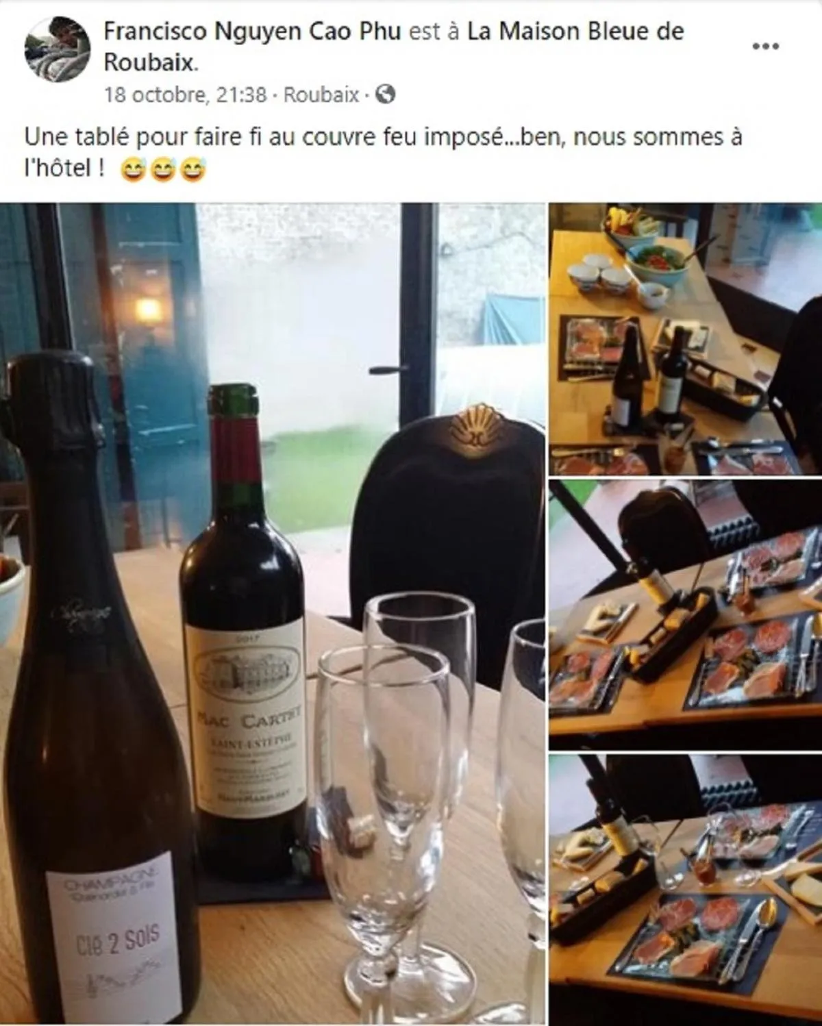 Guests in La Maison Bleue de Roubaix