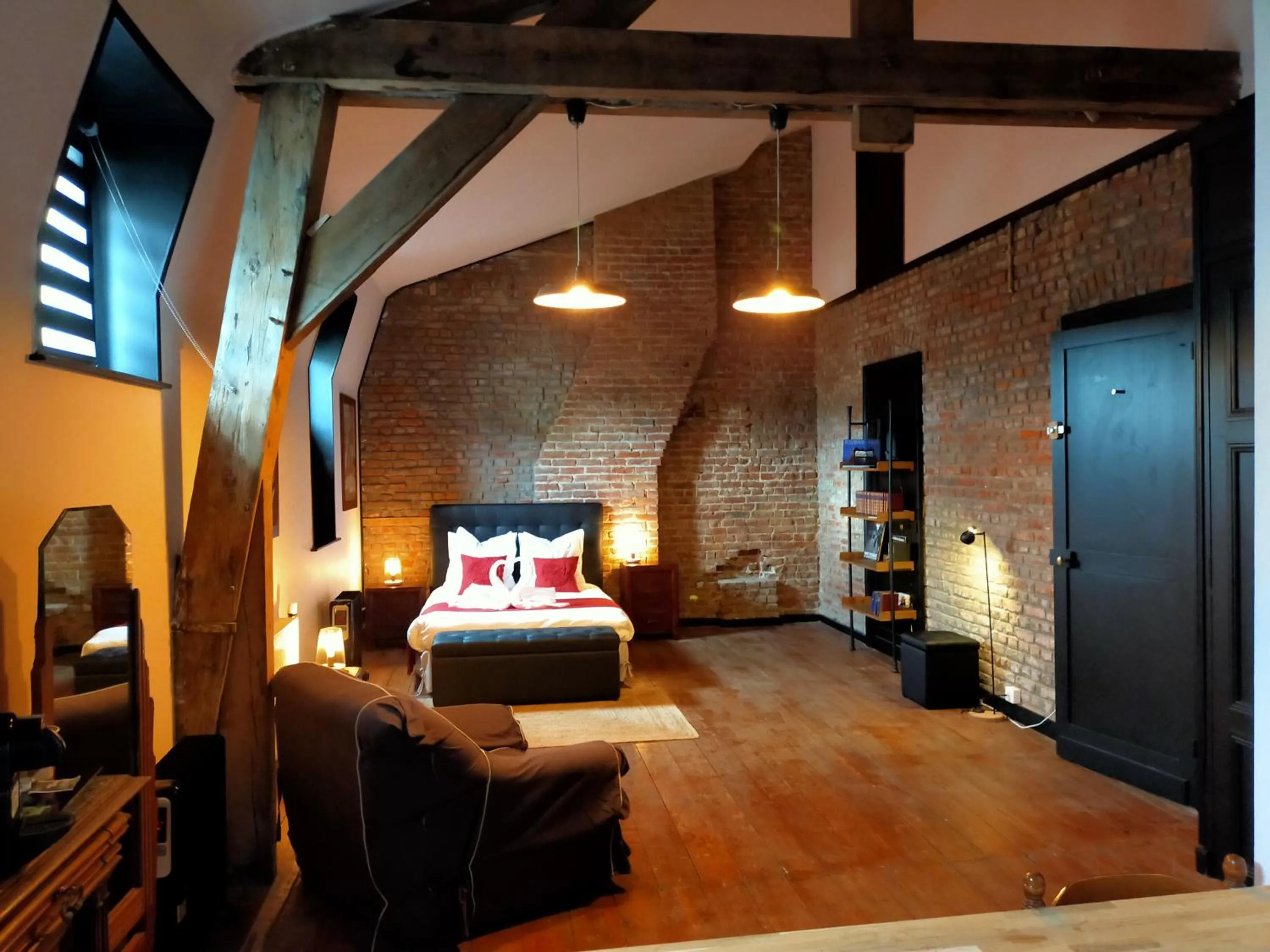 Seating area in La Maison Bleue de Roubaix