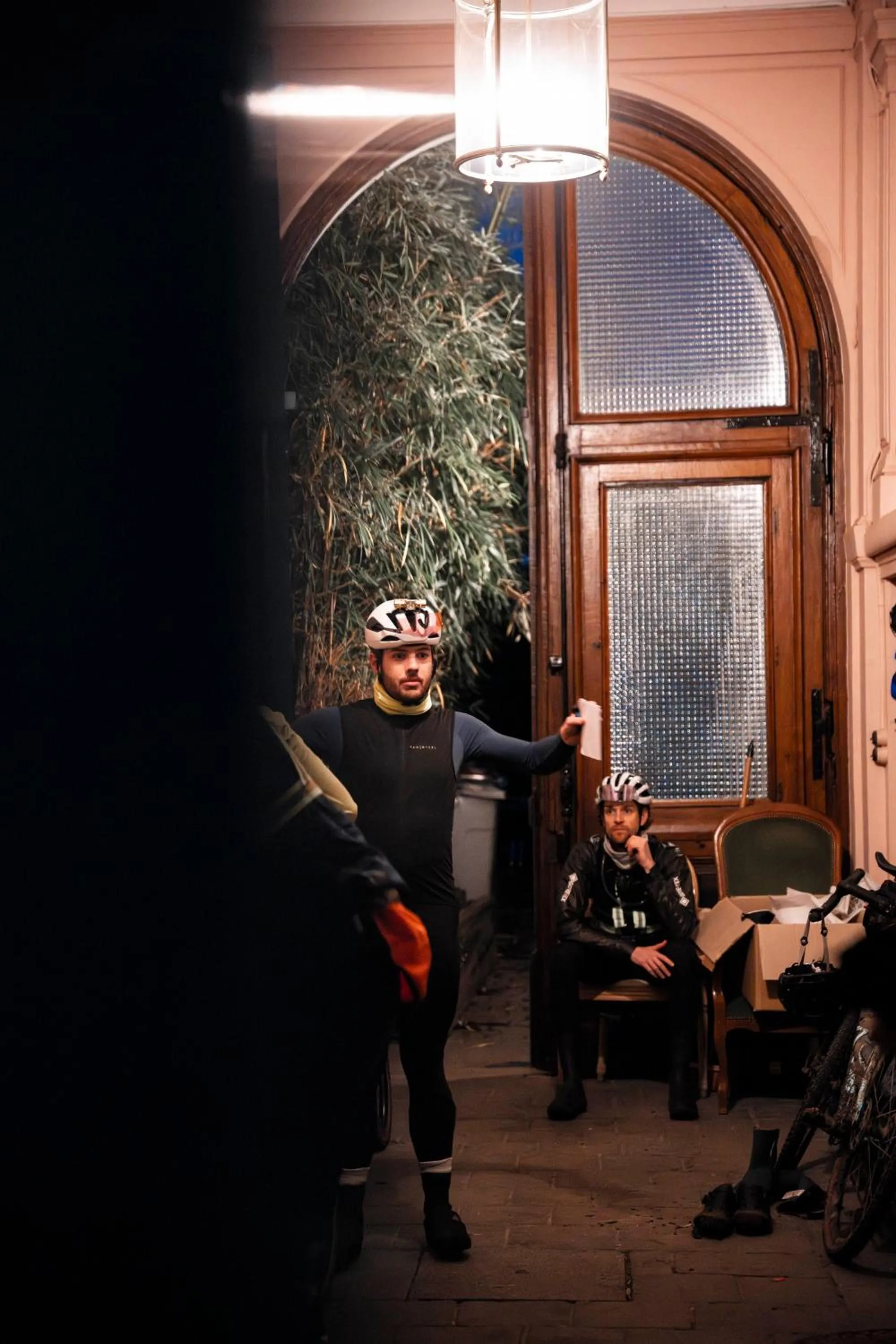 Cycling in La Maison Bleue de Roubaix