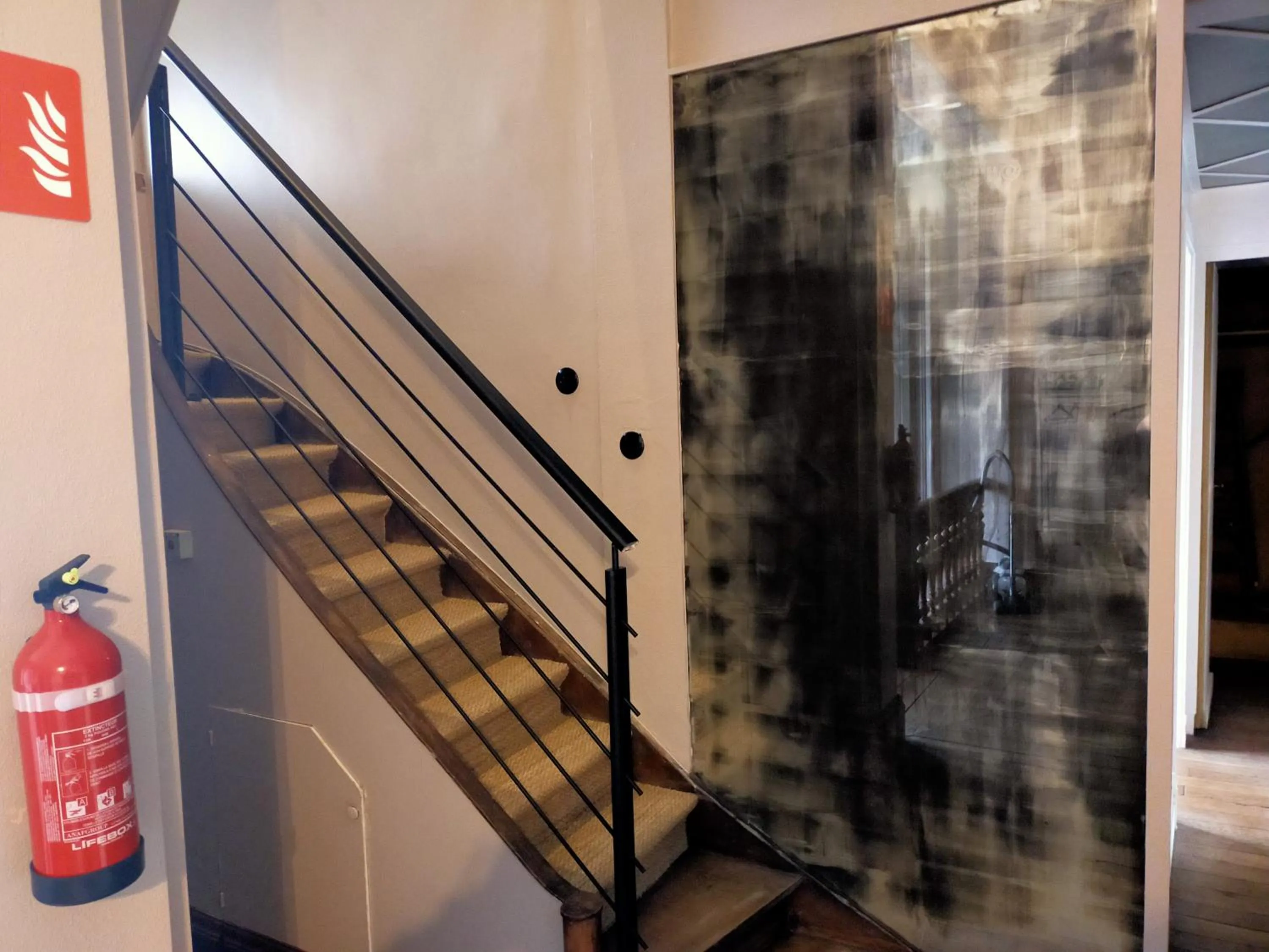 Decorative detail in La Maison Bleue de Roubaix