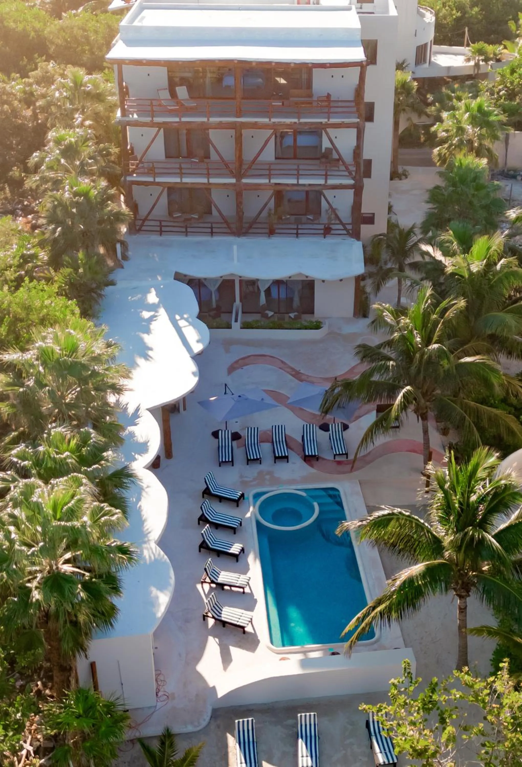 Bird's eye view in Beachfront Hotel Boutique DK