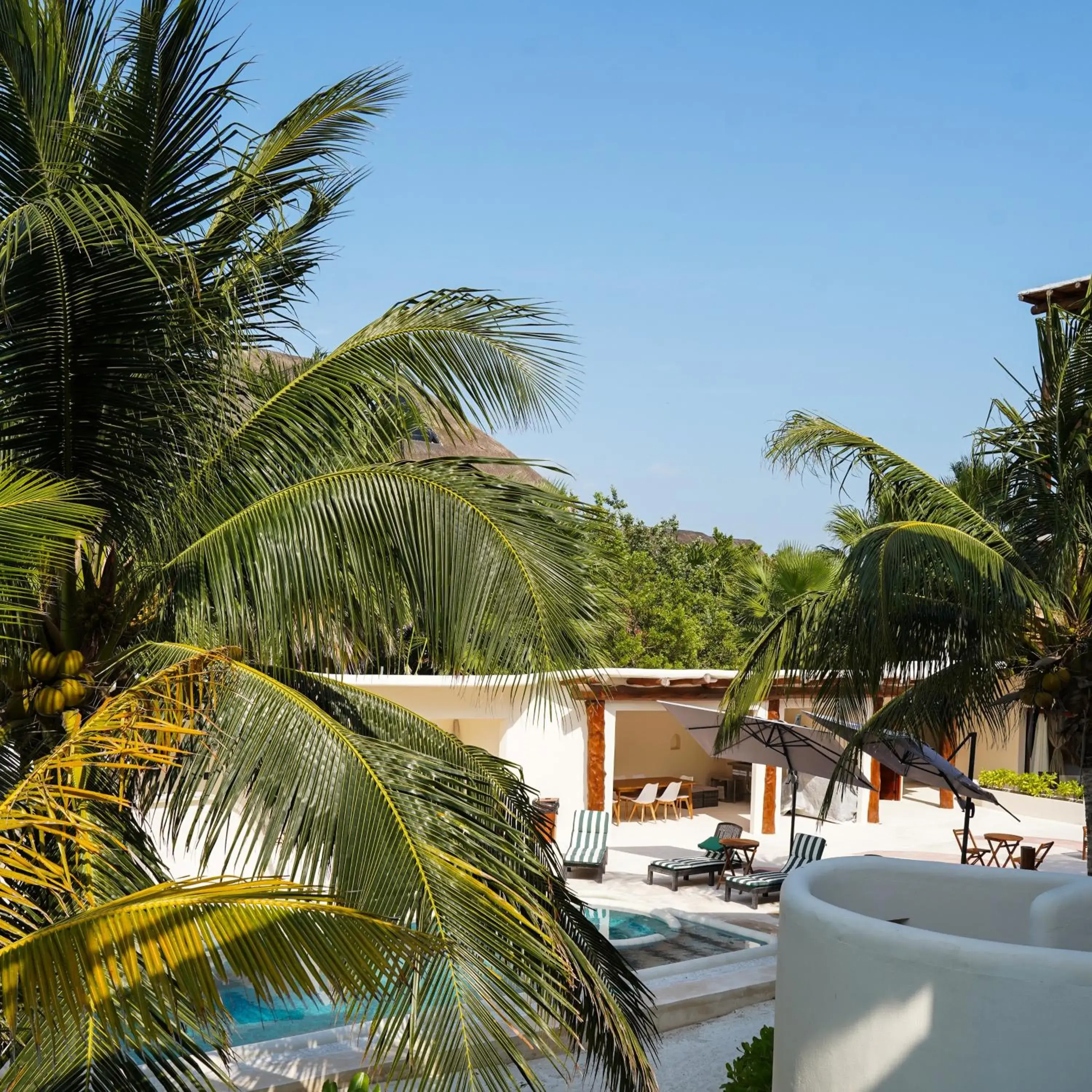 Pool view in Beachfront Hotel Boutique DK Pool view in Beachfront Hotel Boutique DK