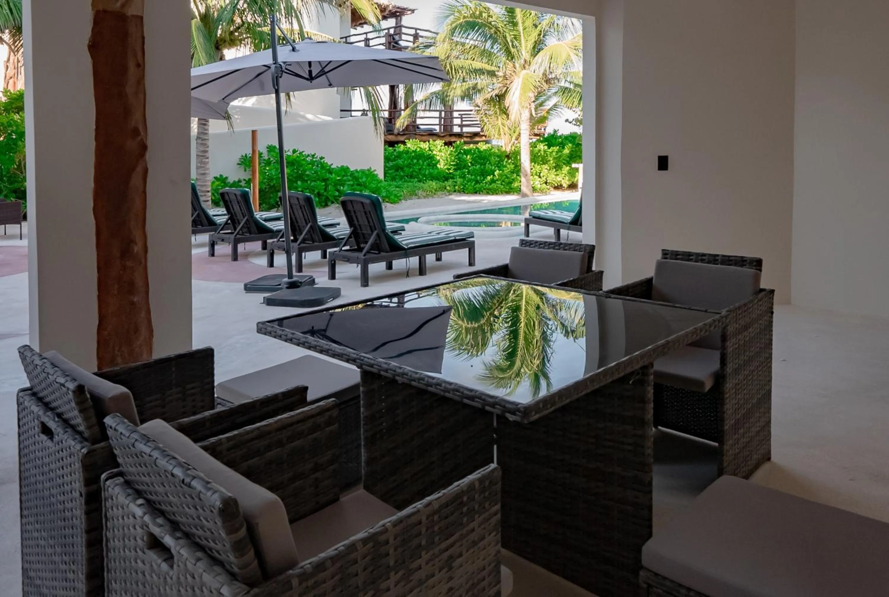 Seating area in Beachfront Hotel Boutique DK