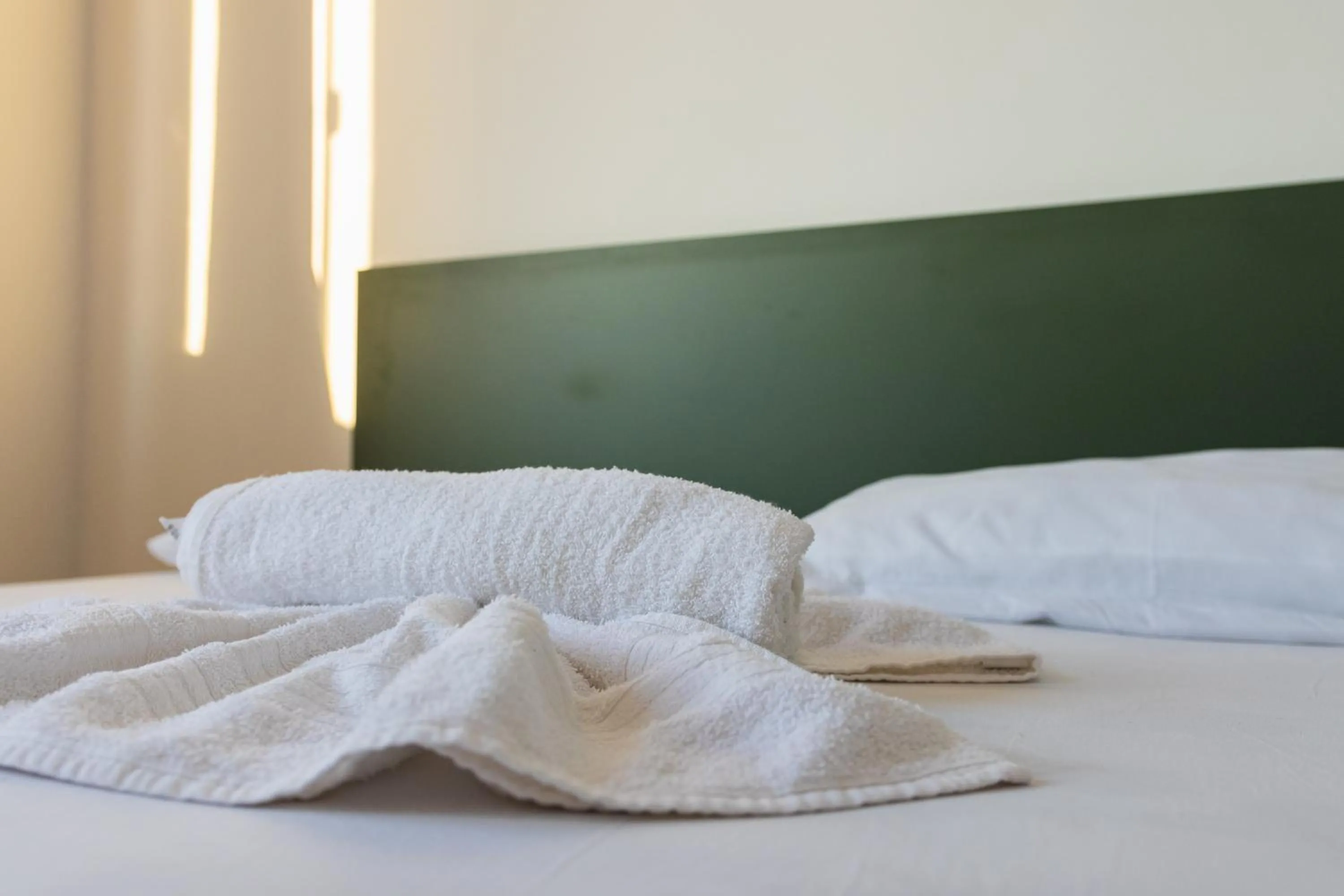 Decorative detail, Bed in Pousada Paraná