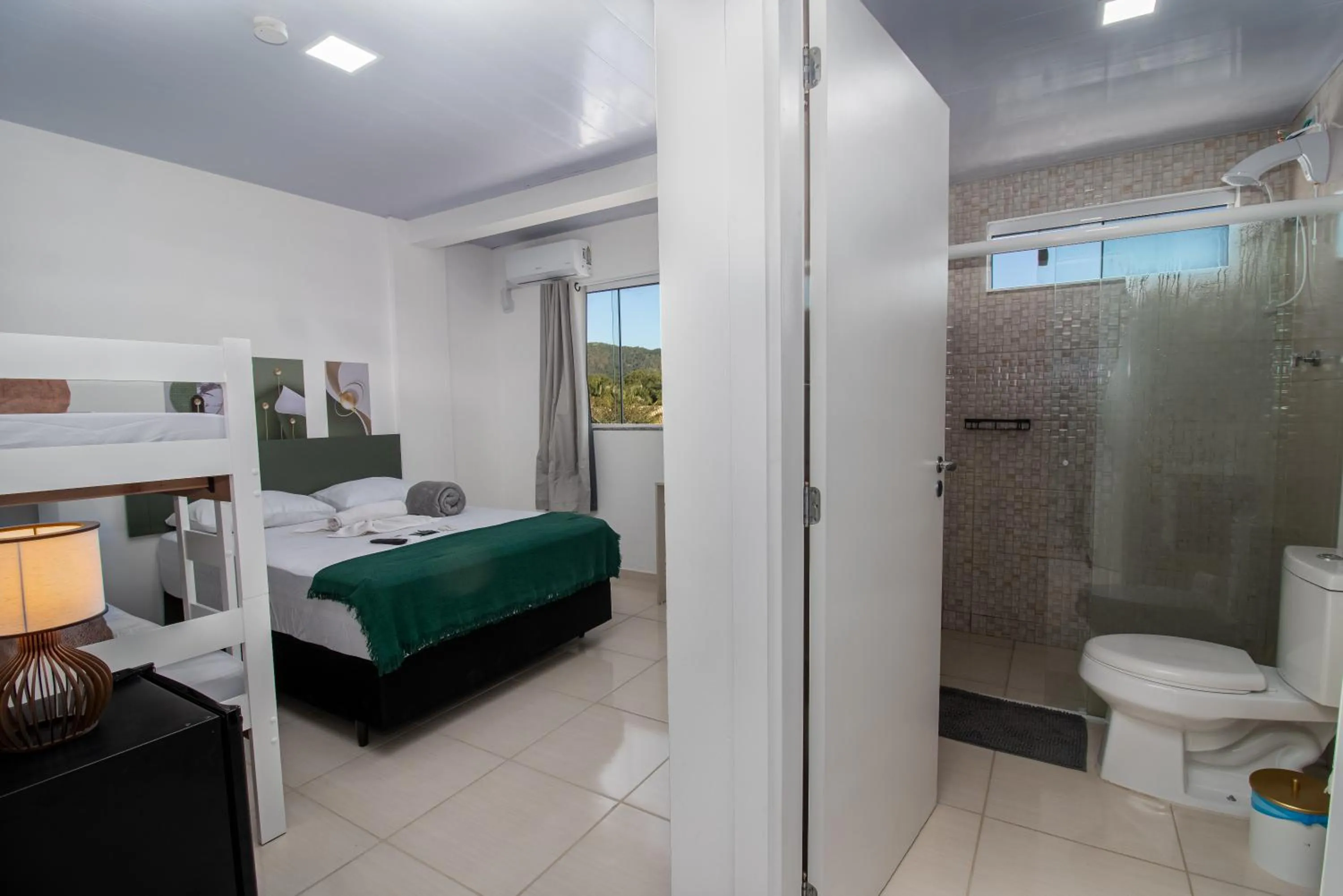 Bed in Pousada Paraná